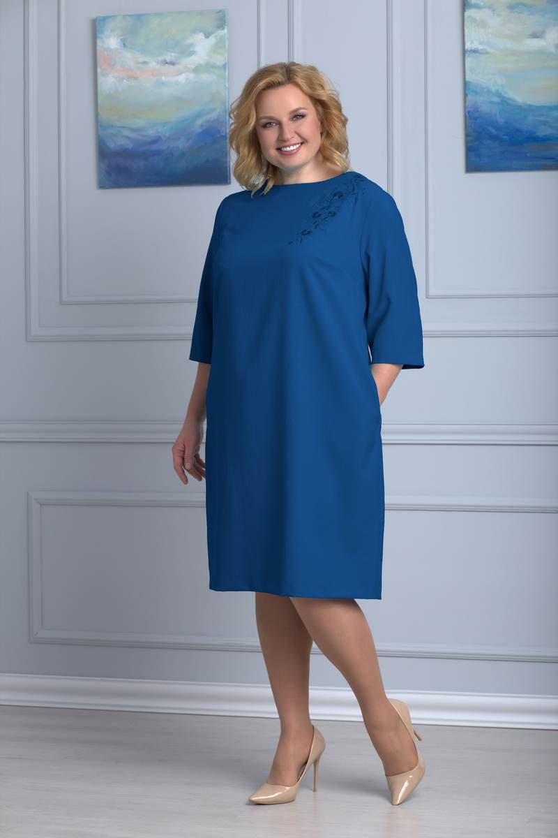 Платья Anelli 334 синий