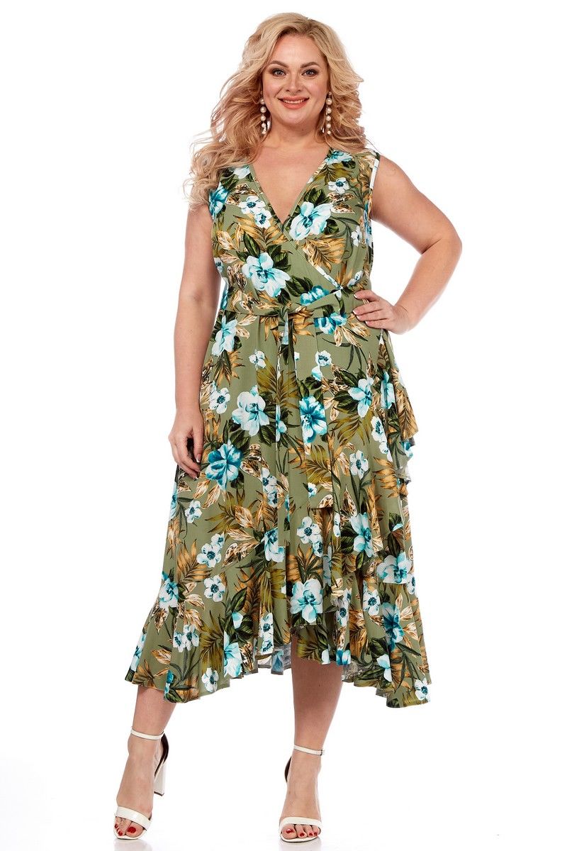 Платья Celentano lite 5007.2 оливковый