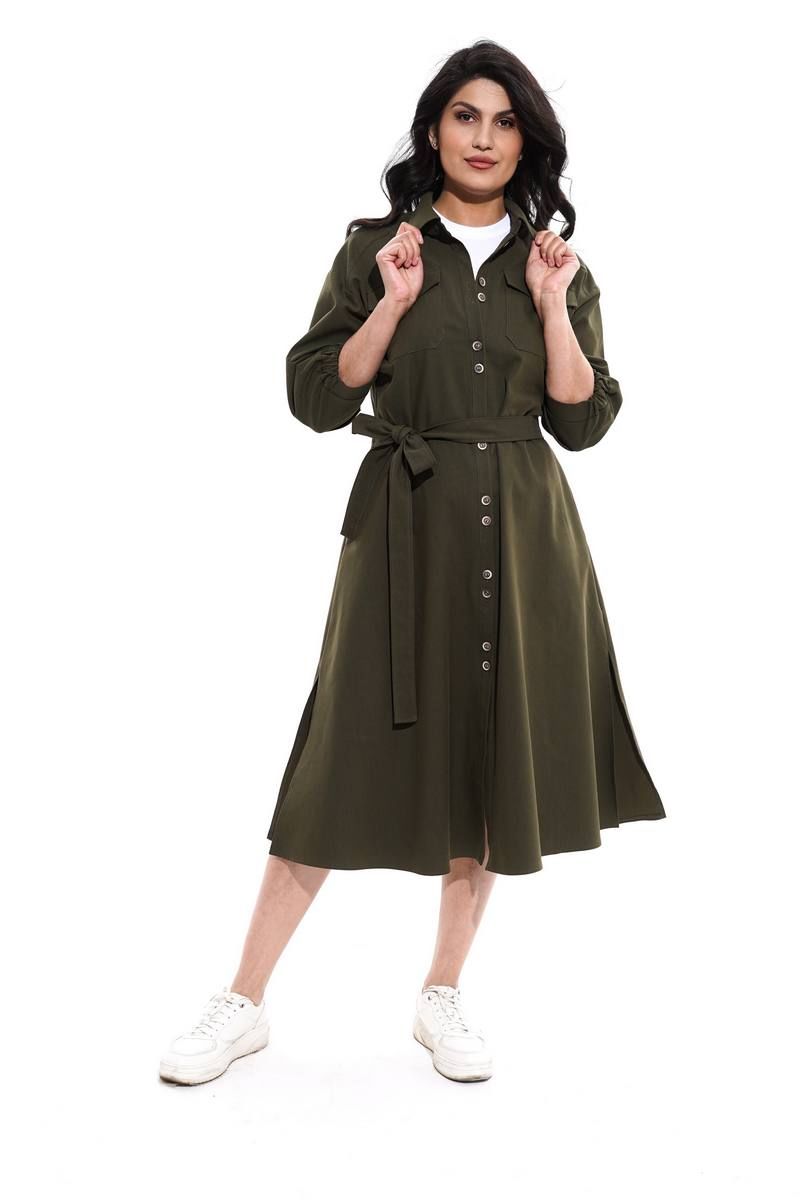 Платья MAKKI 15/22 темно-оливковый