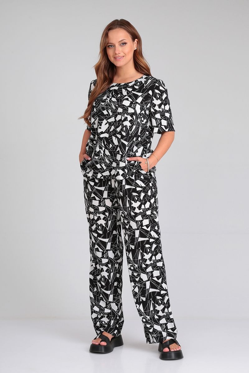 Комплекты брючные Liona Style 873 черный
