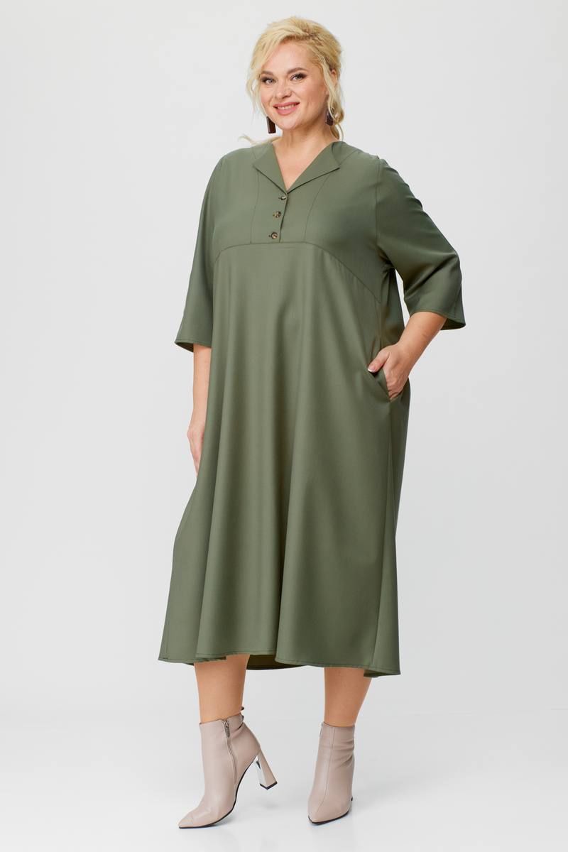 Платья Avenue Fashion 0122 оливка