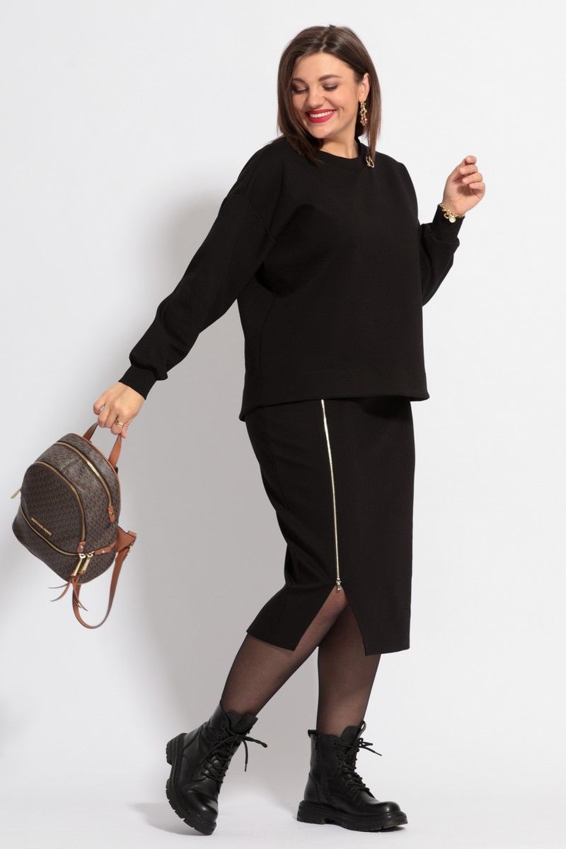 
BegiModa 3042 черный, Юбка,  Джемпер