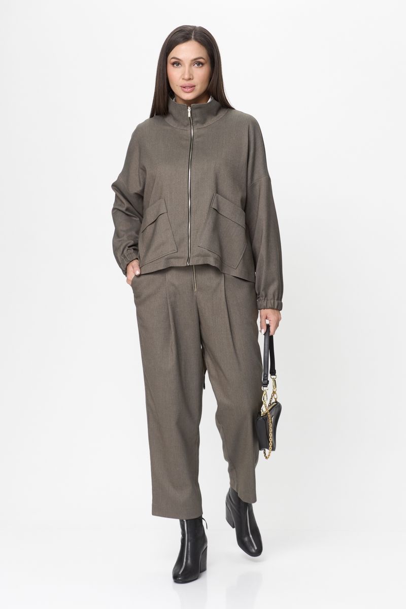 Комплекты брючные Michel chic 1351 хаки