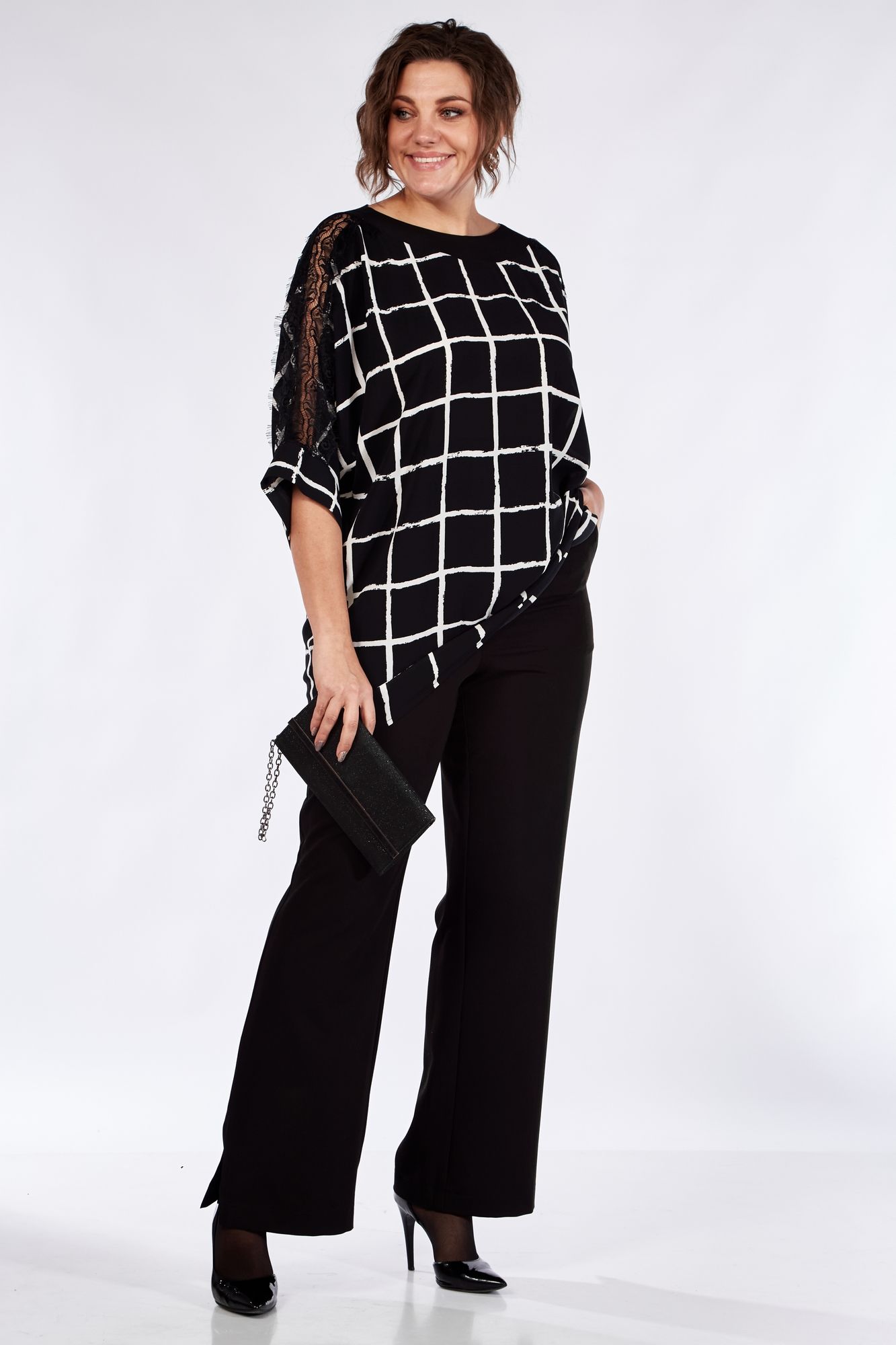 Комплекты брючные Michel chic 1364 черный