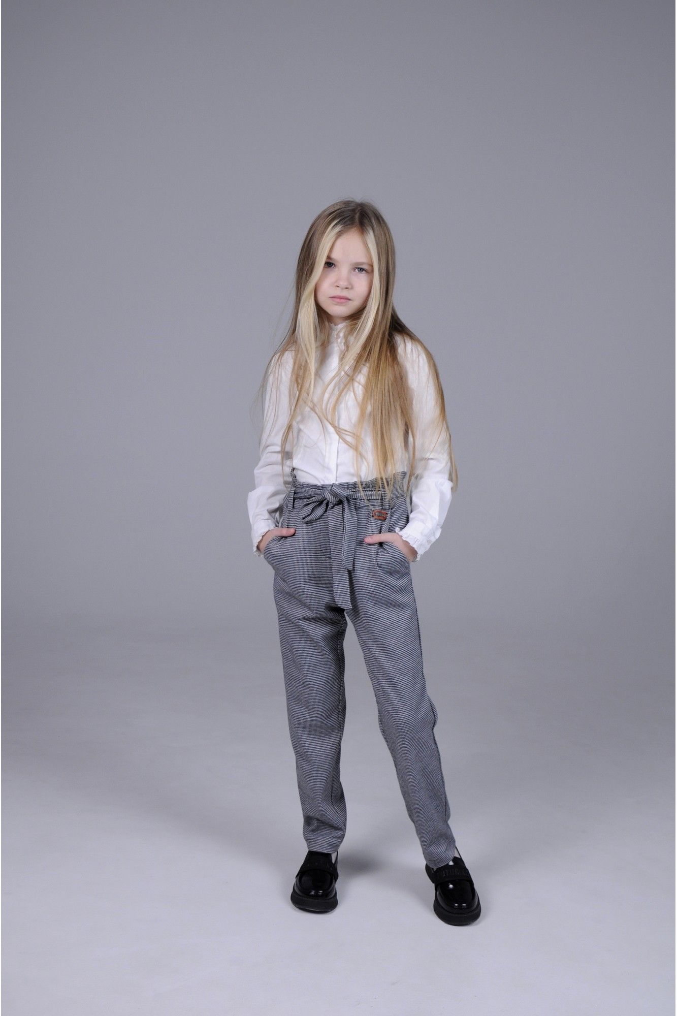 Брюки Tammi 1Т60-23/1 черный_белый