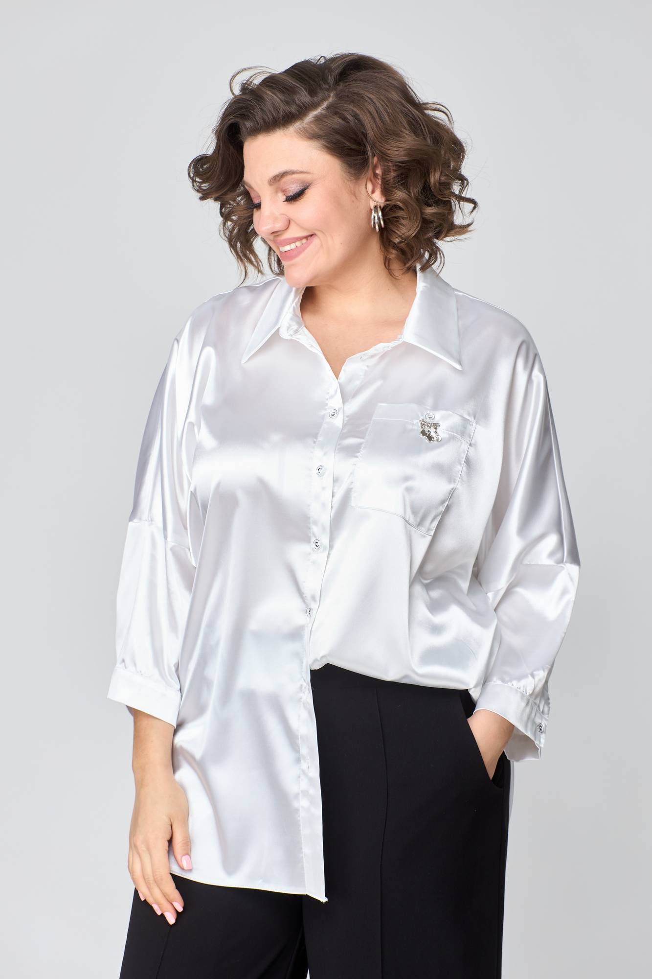 Блузы Solomeya Lux 942 белый