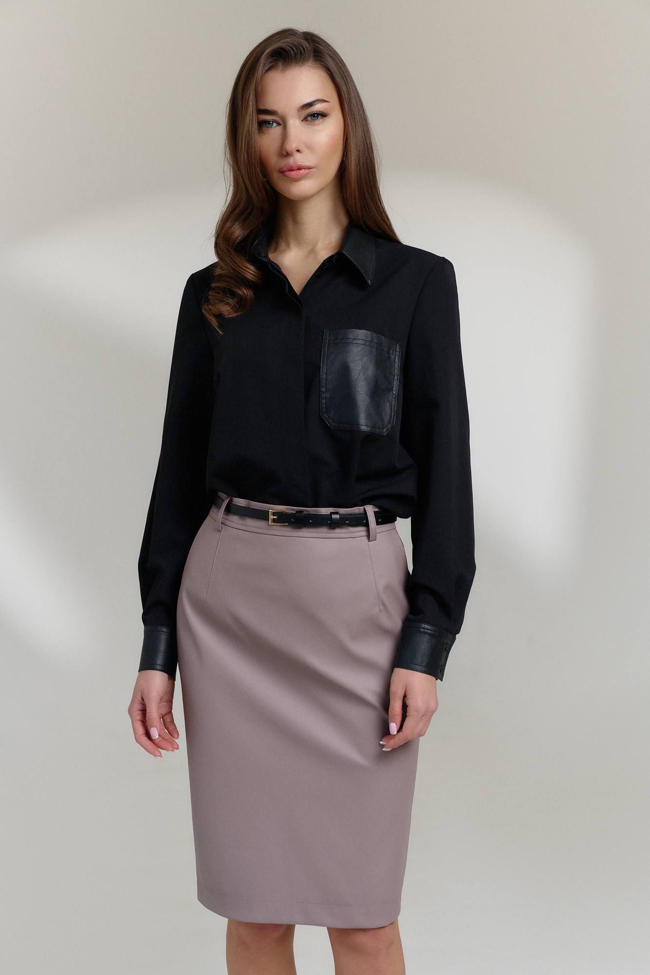 Блузы DiLiaFashion 0809 черный