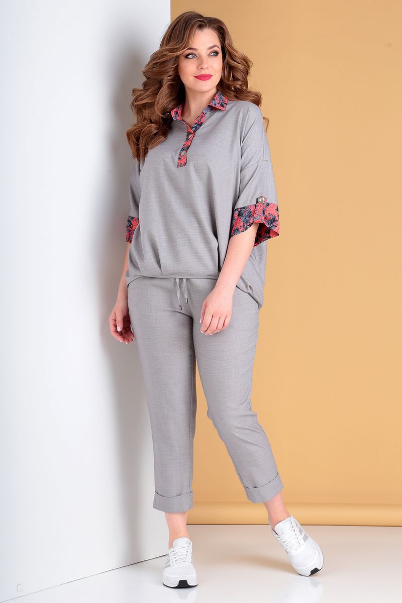 Комплекты брючные Liona Style 752 серый