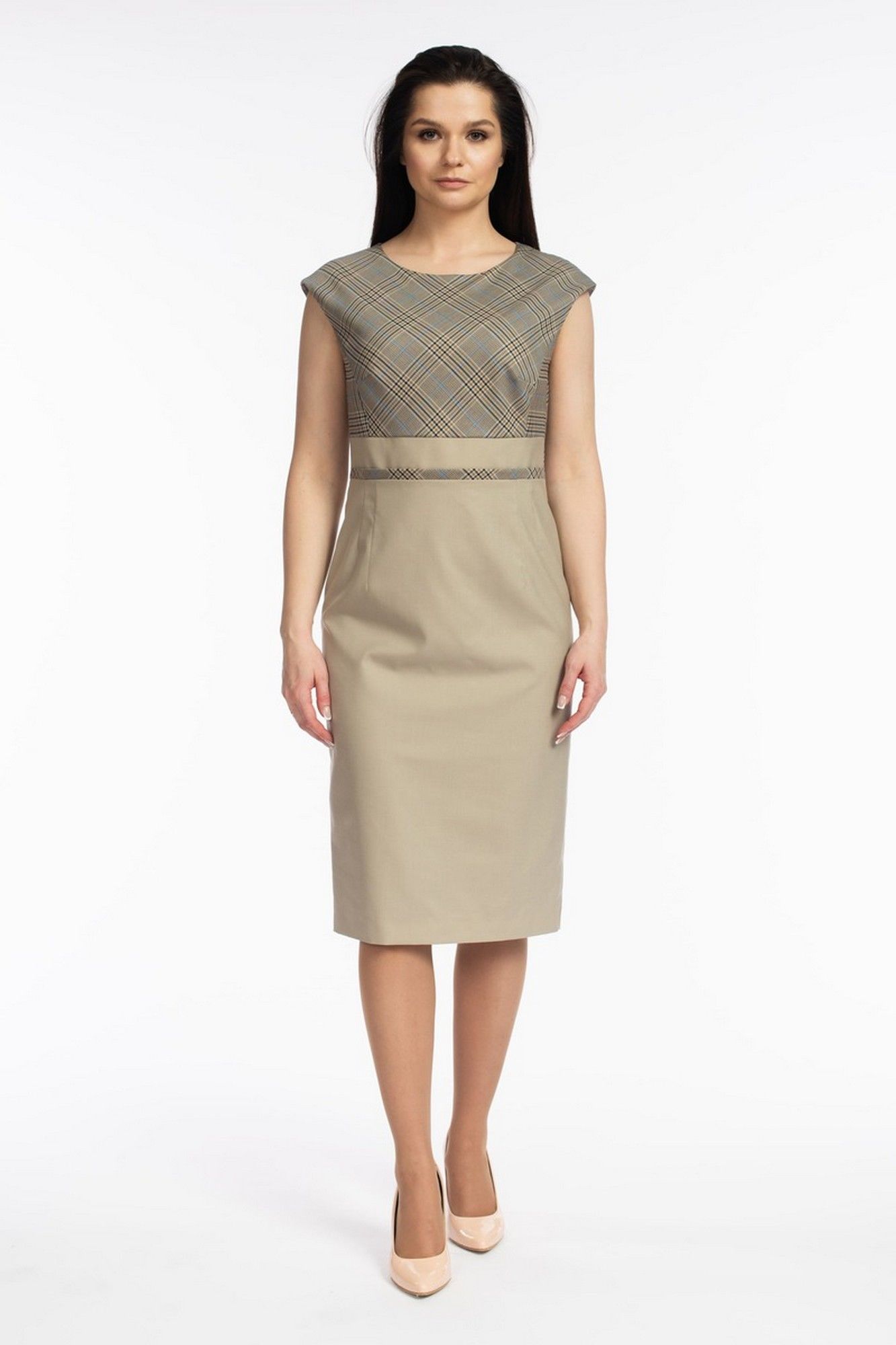 Платья FASHION CENTRE Пш-3605 бежевый