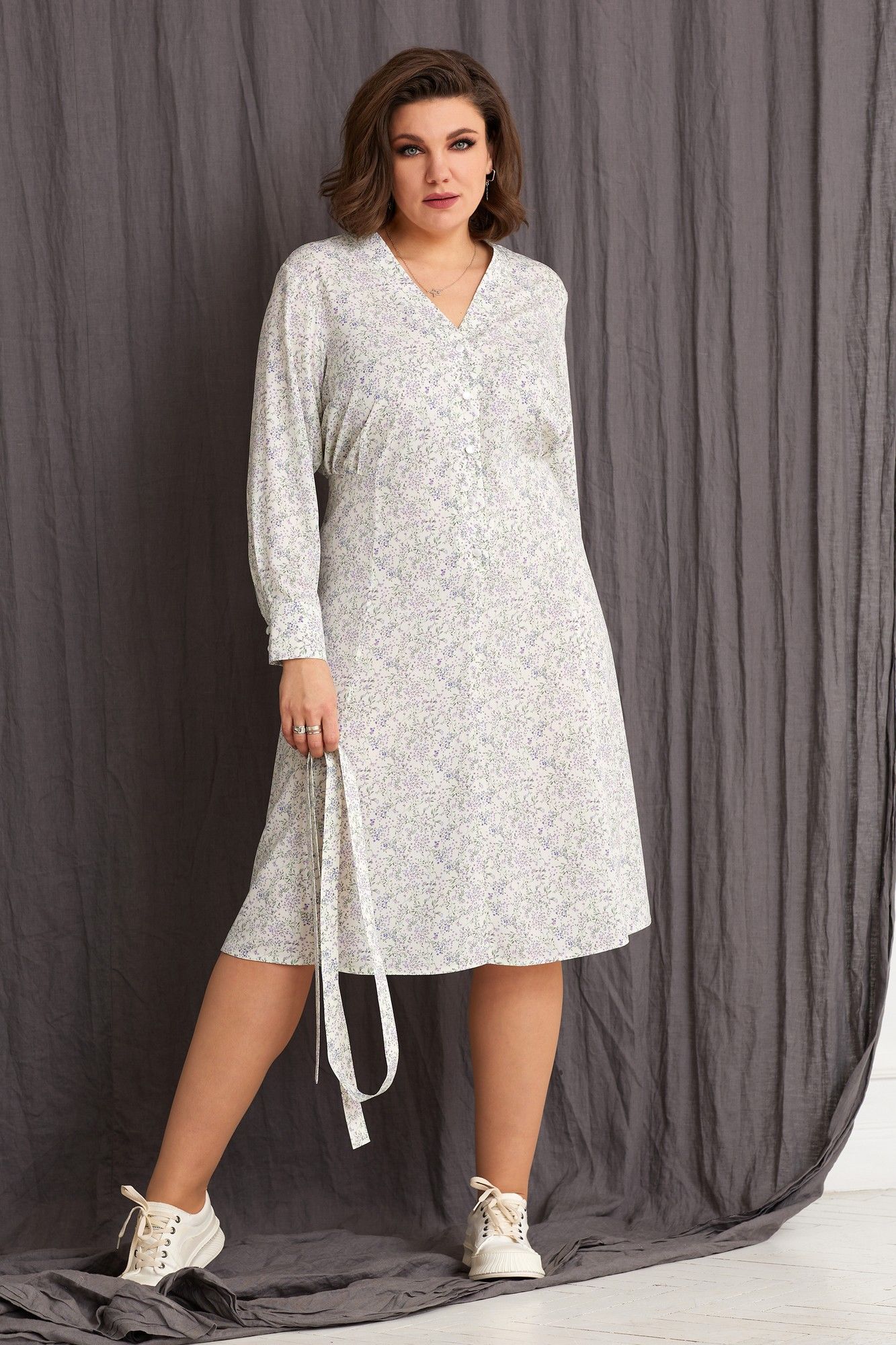 
BegiModa 1029 цветочный_принт, Платье