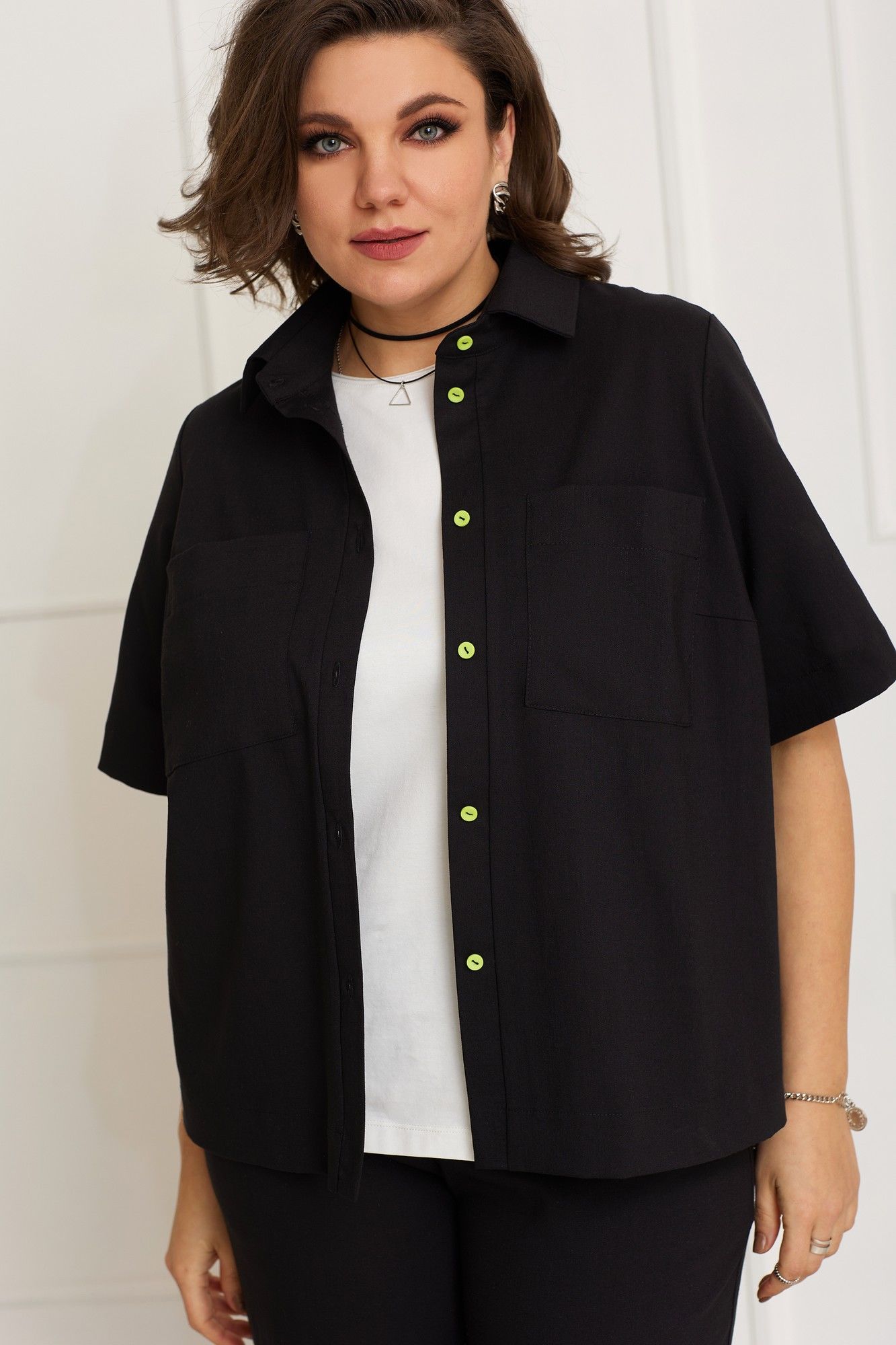 
BegiModa 4084 черный, Рубашка