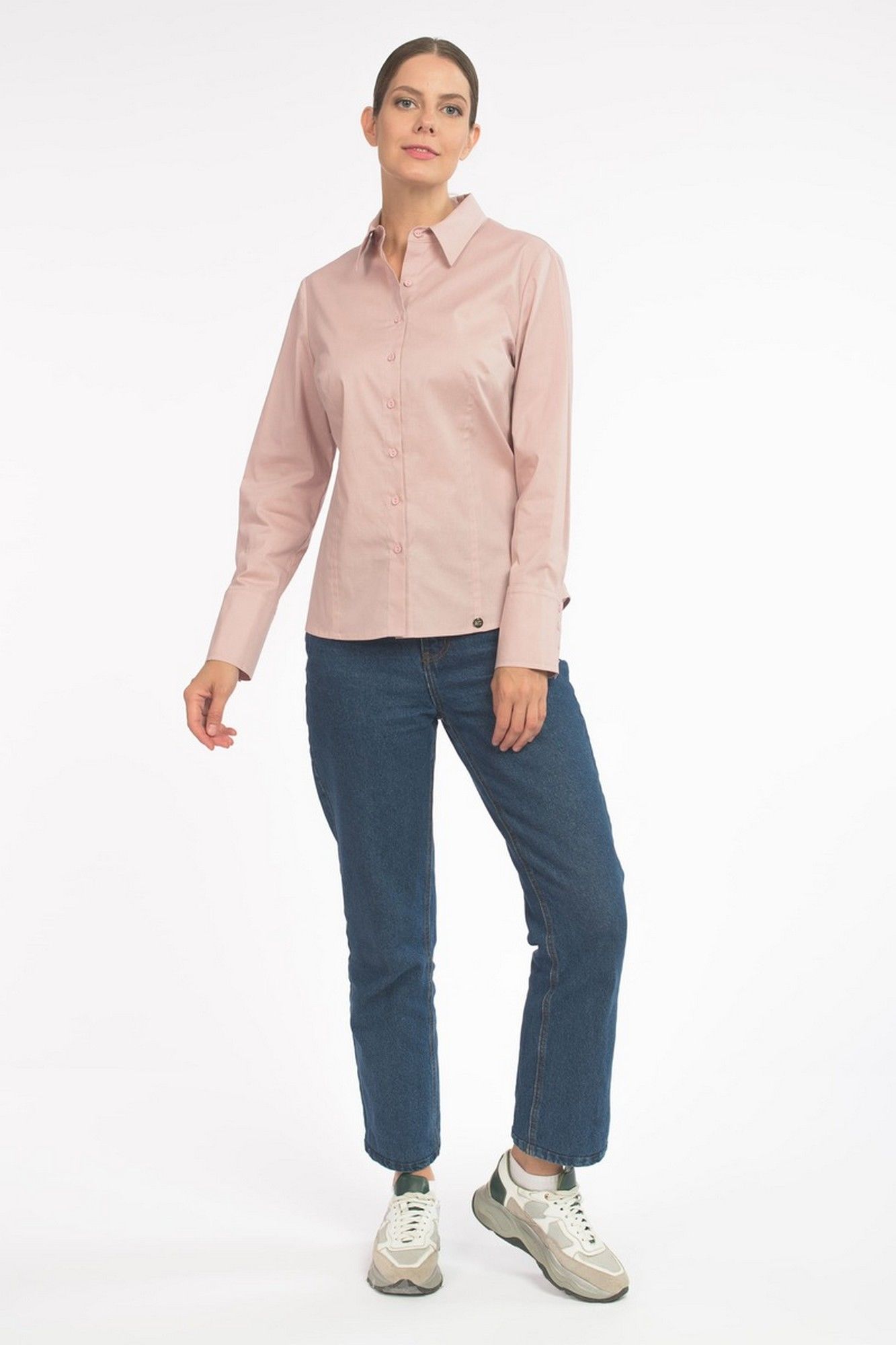 Блузы FASHION CENTRE Х-3541 пудровый