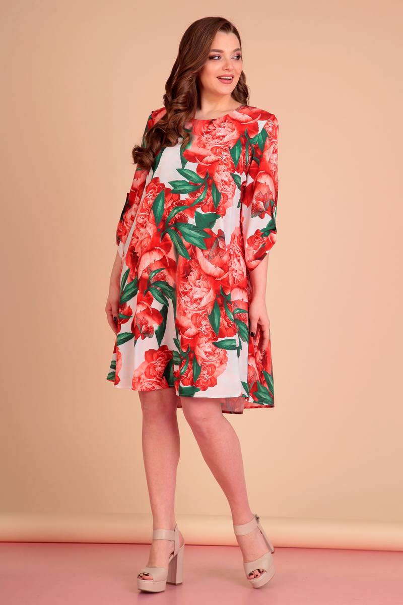 Платья Liona Style 627 пион