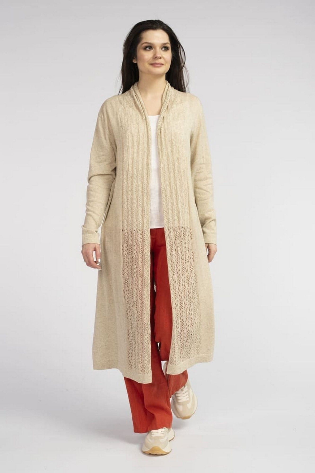 Кардиганы FASHION CENTRE ХЛ-3724 бежевый