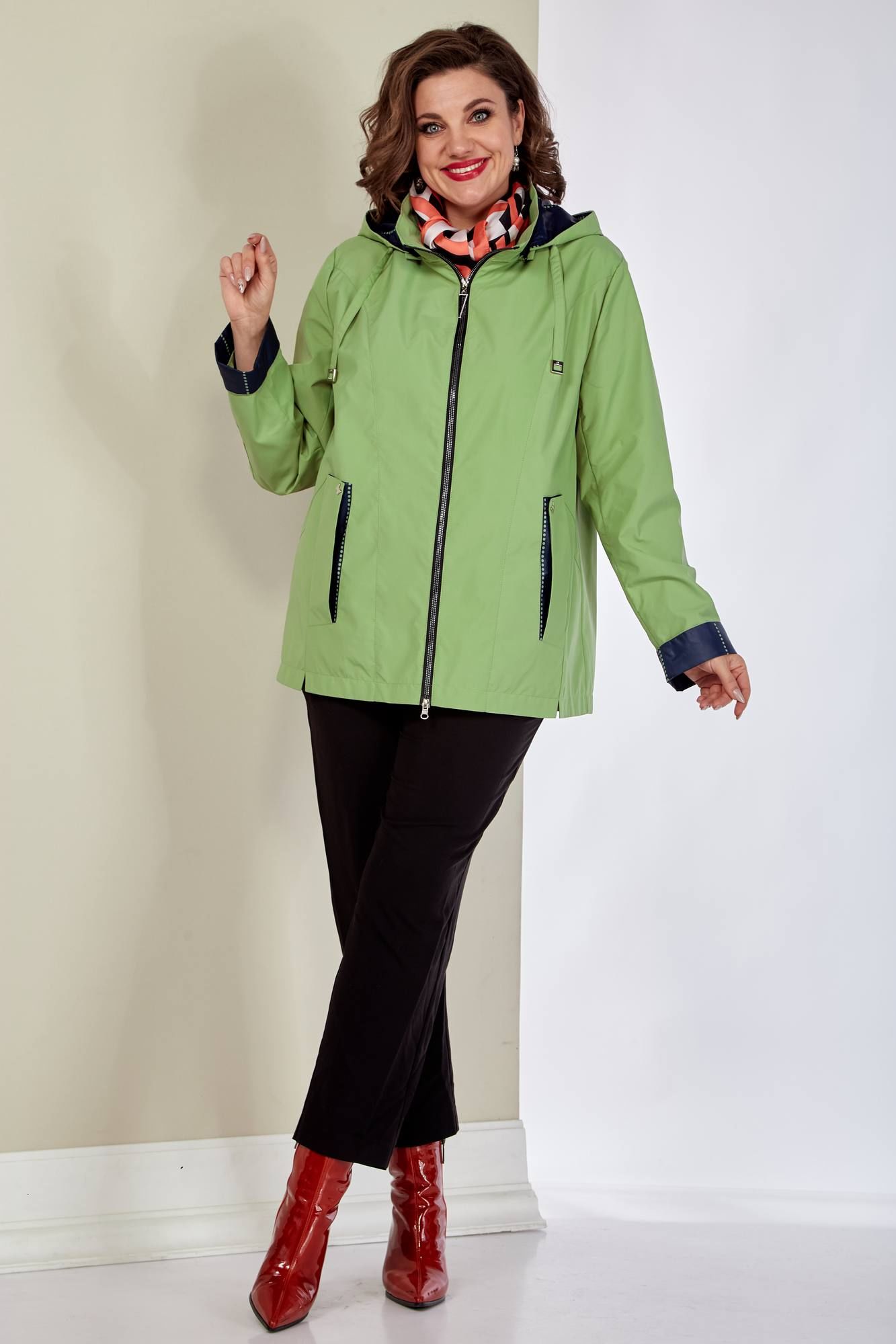 Куртки Shetti 2143 яблоко