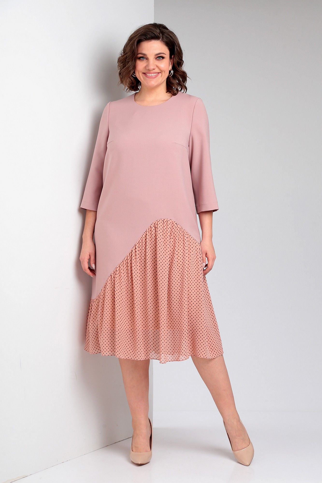 Платья Liona Style 756 персиковый