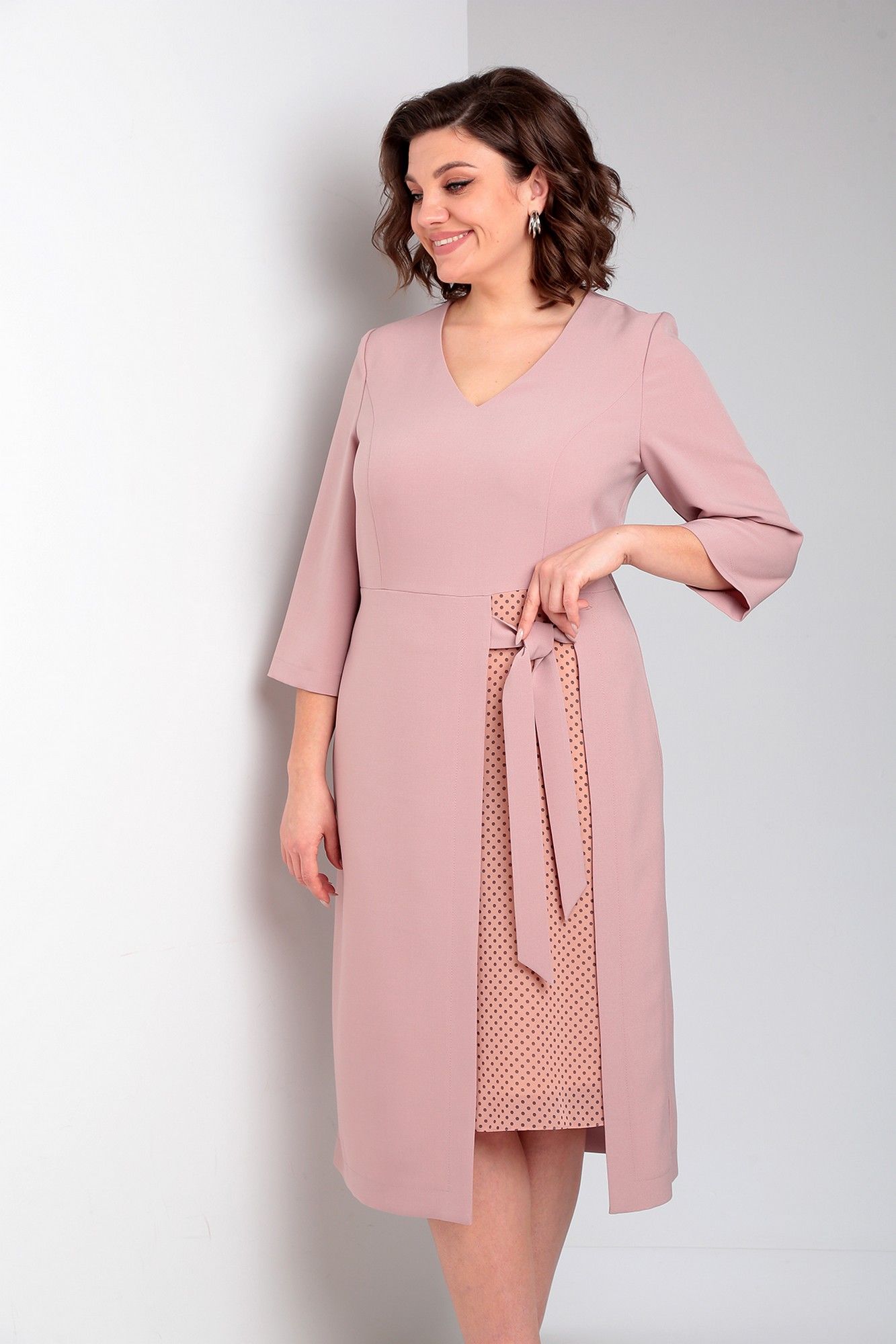 Платья Liona Style 896 персиковый