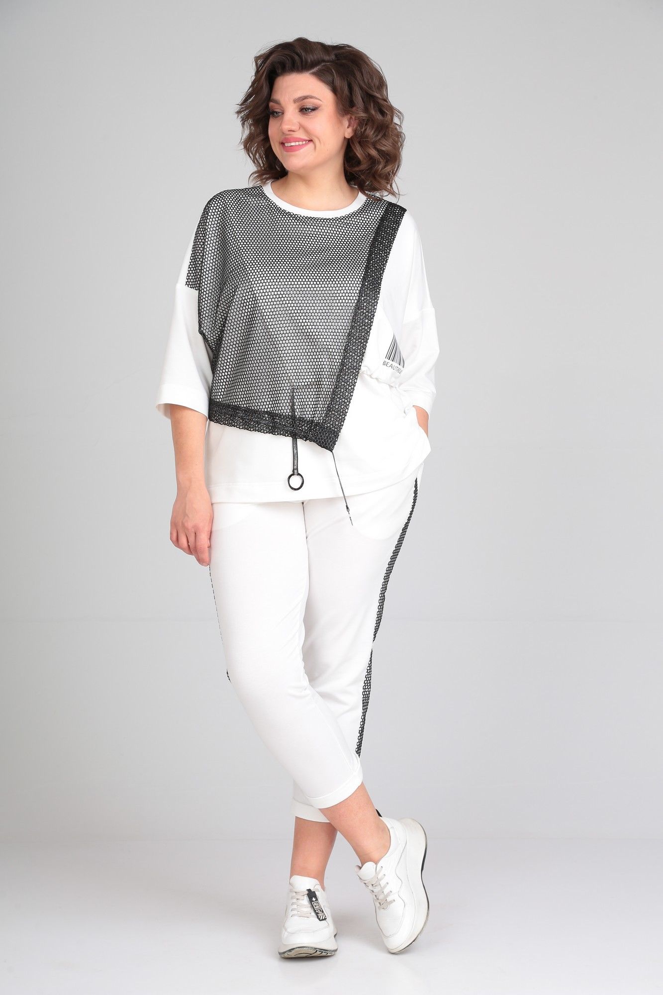 Комплекты брючные Michel chic 1329/1 белый