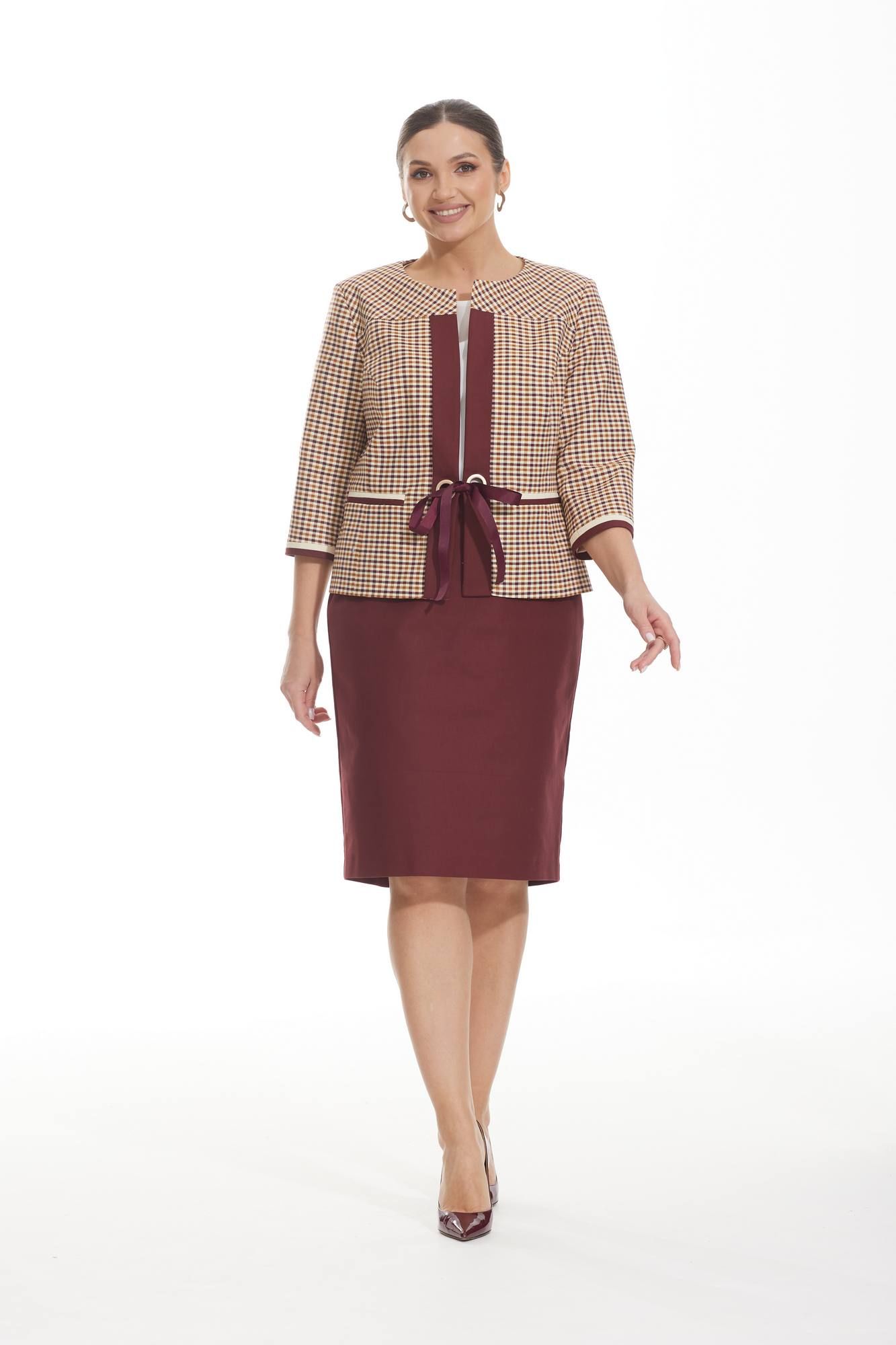 Юбочные костюмы Elady 3351 бордо
