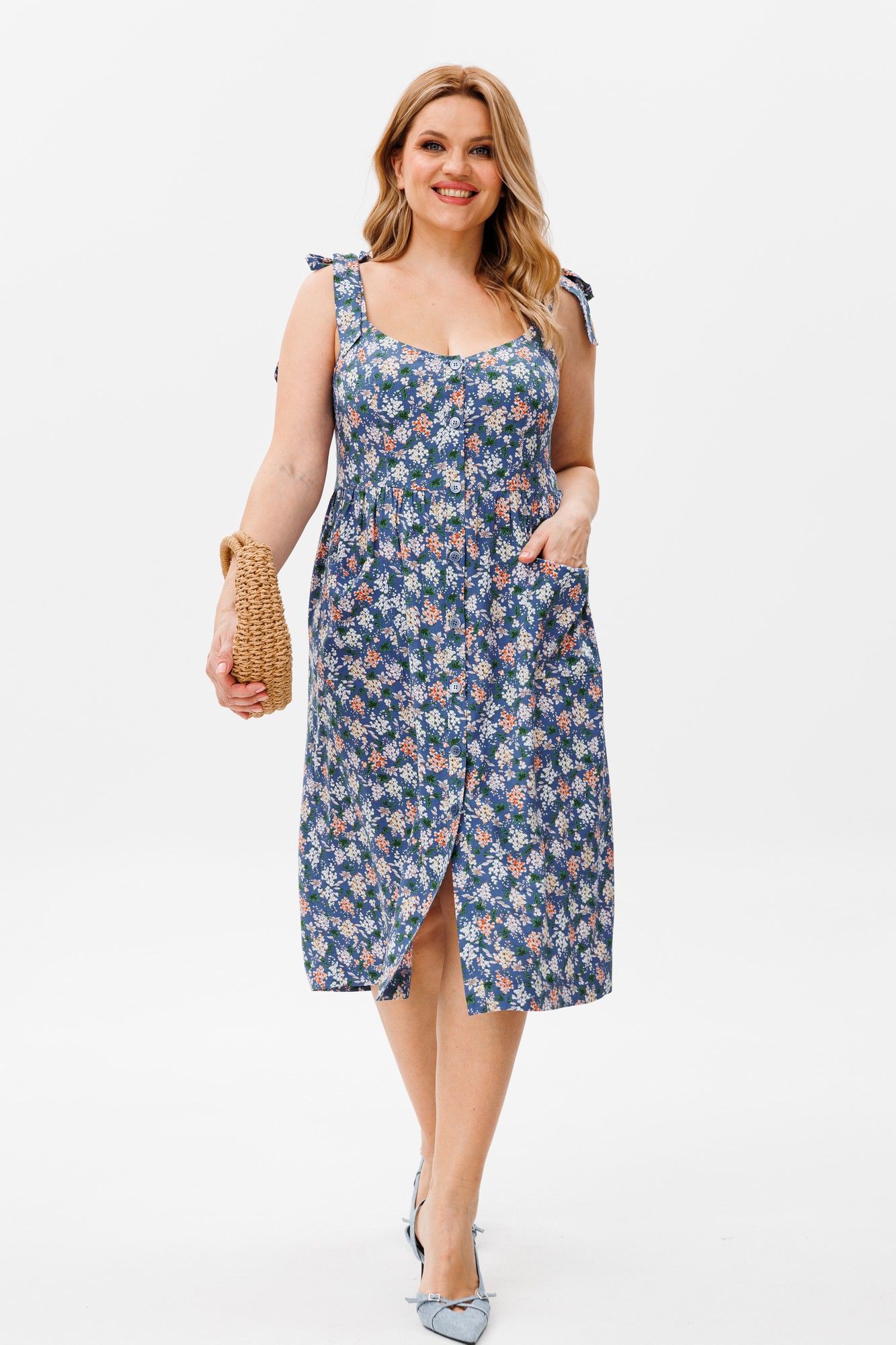 Платья Michel chic 2130 голубой