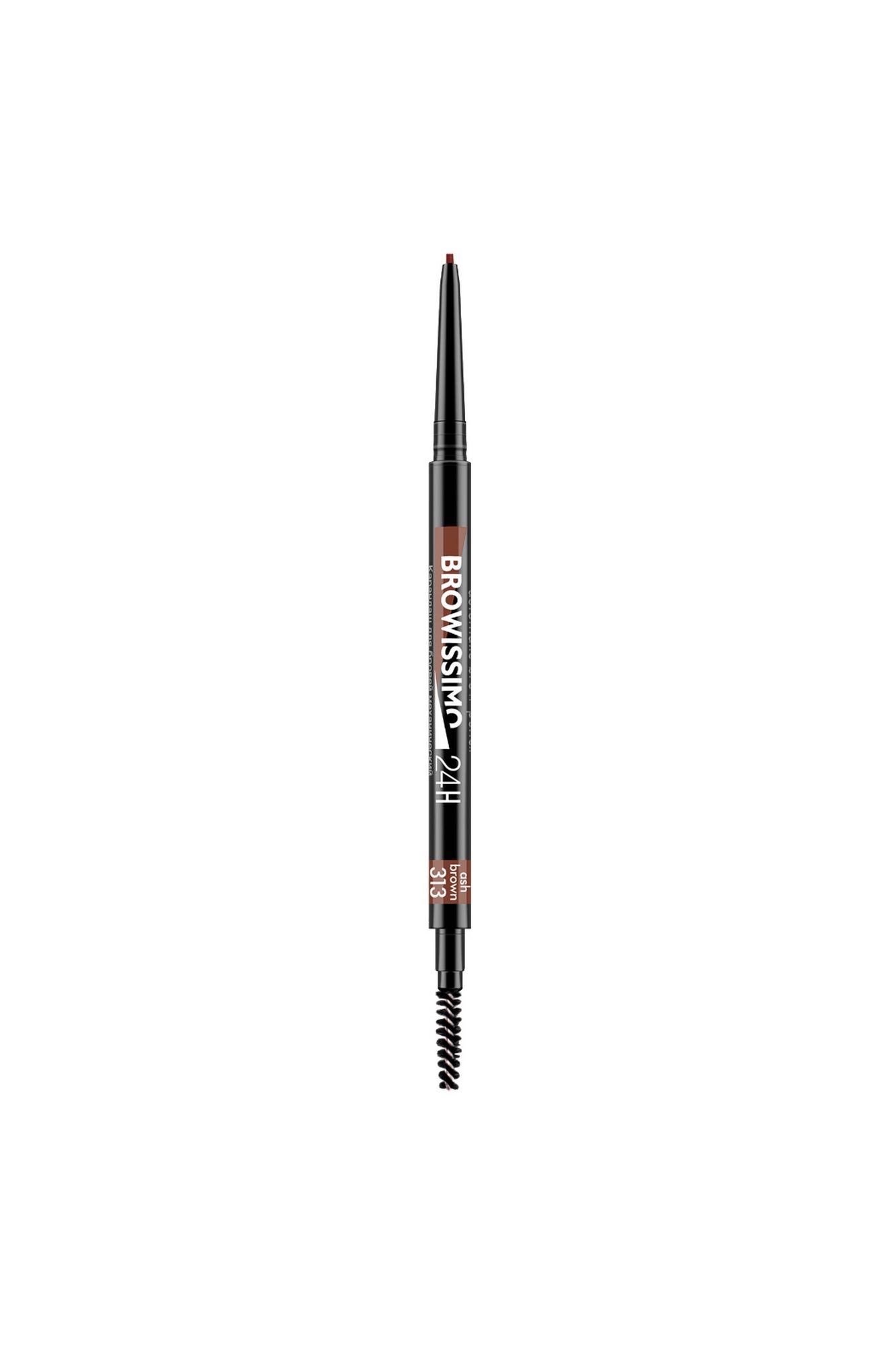 Карандаши для бровей LUXVISAGE BROWISSIMO_ultra_slim_super_stay_24H 313 ash brown
