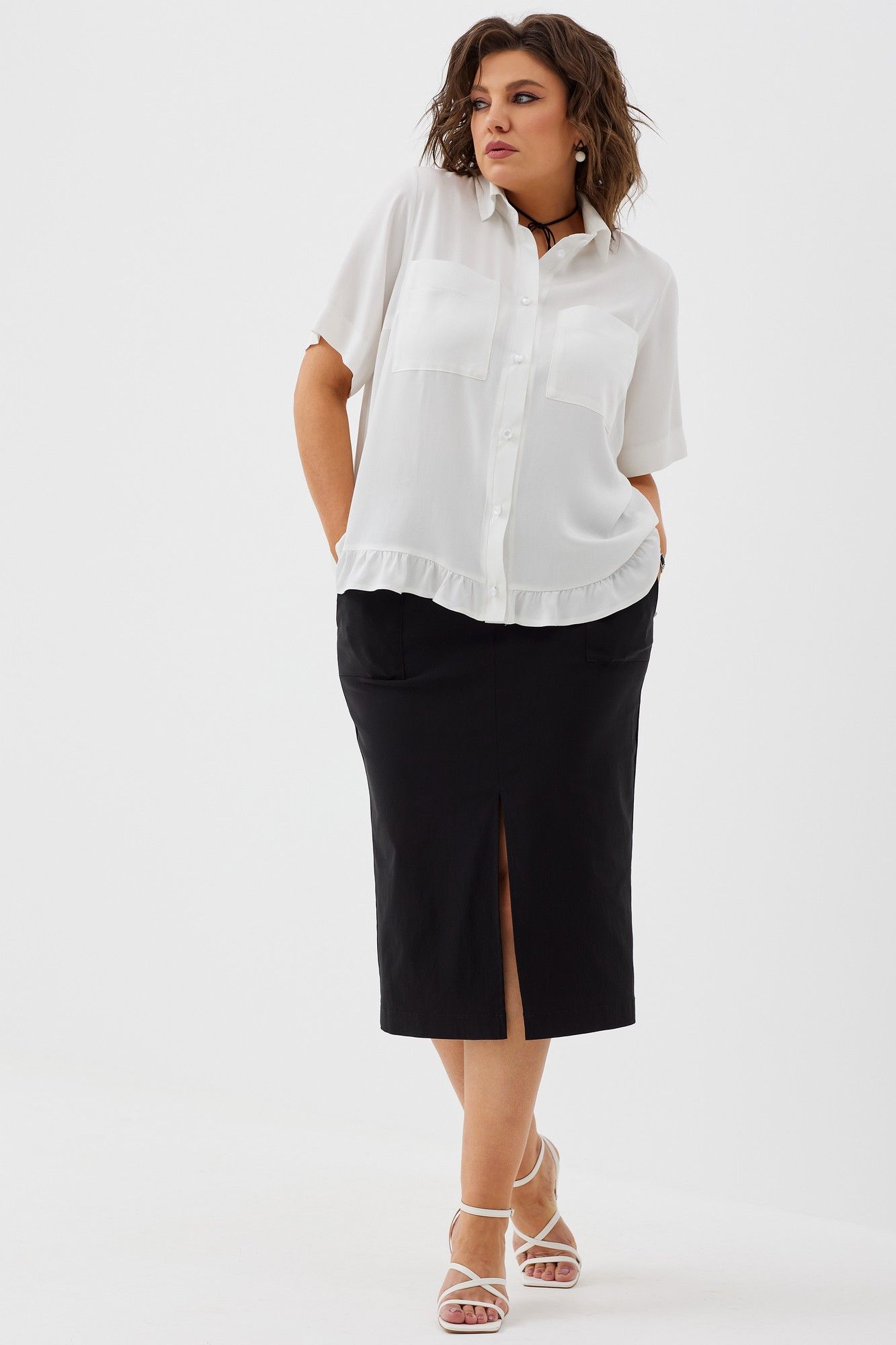 Блузы BegiModa 4091 молочный