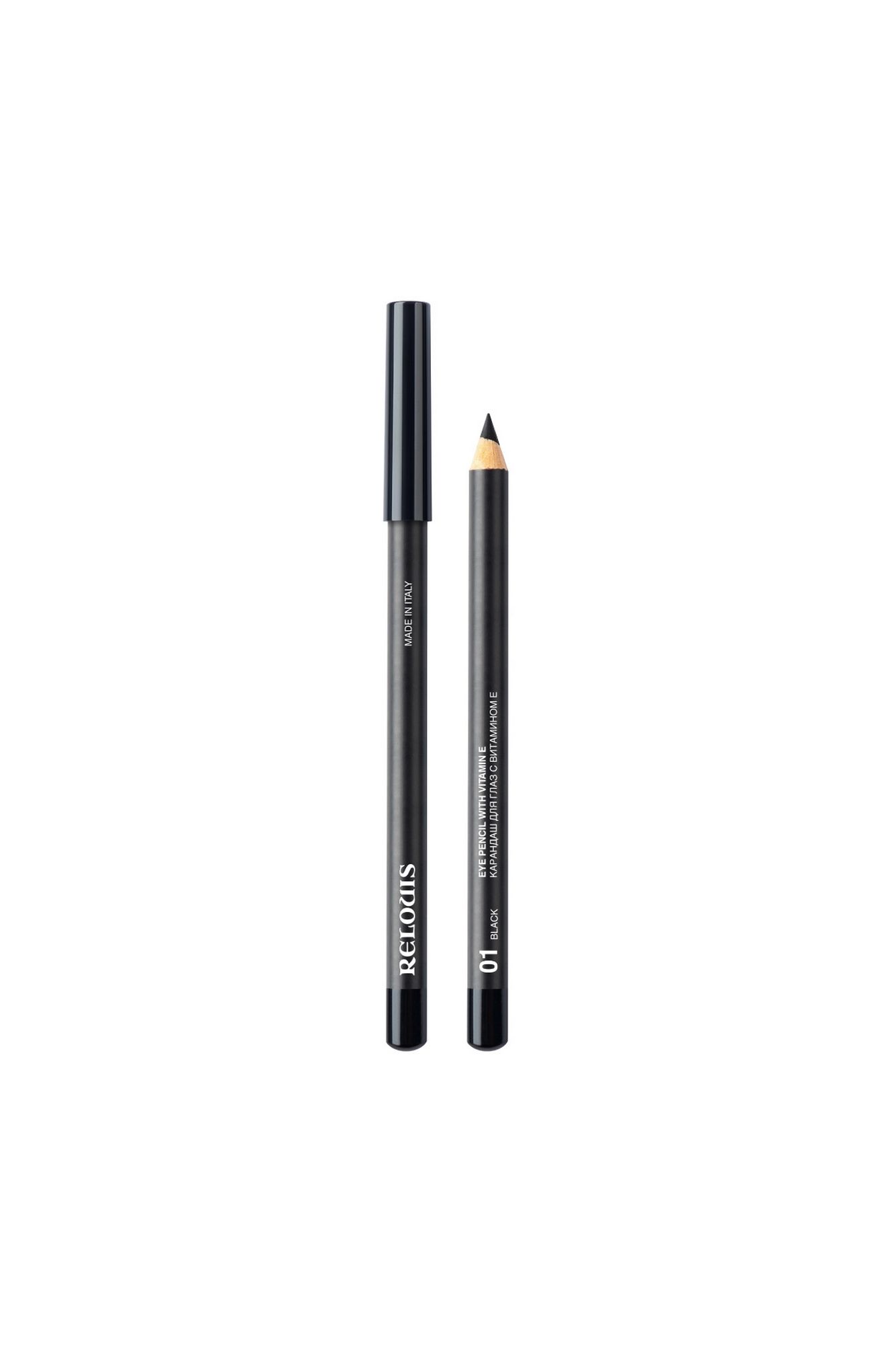 Карандаши для глаз и подводки Relouis EYE_PENCIL_WITH_VITAMIN_E тон:01 black