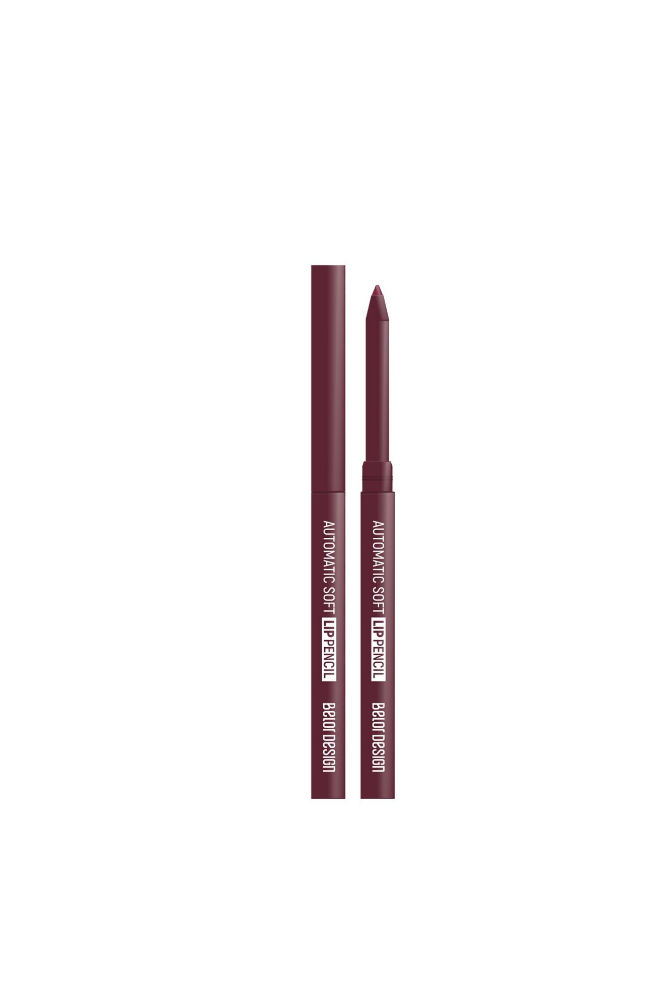 Карандаши для губ Belor Design Automatic soft lippencil тон 208 plum
