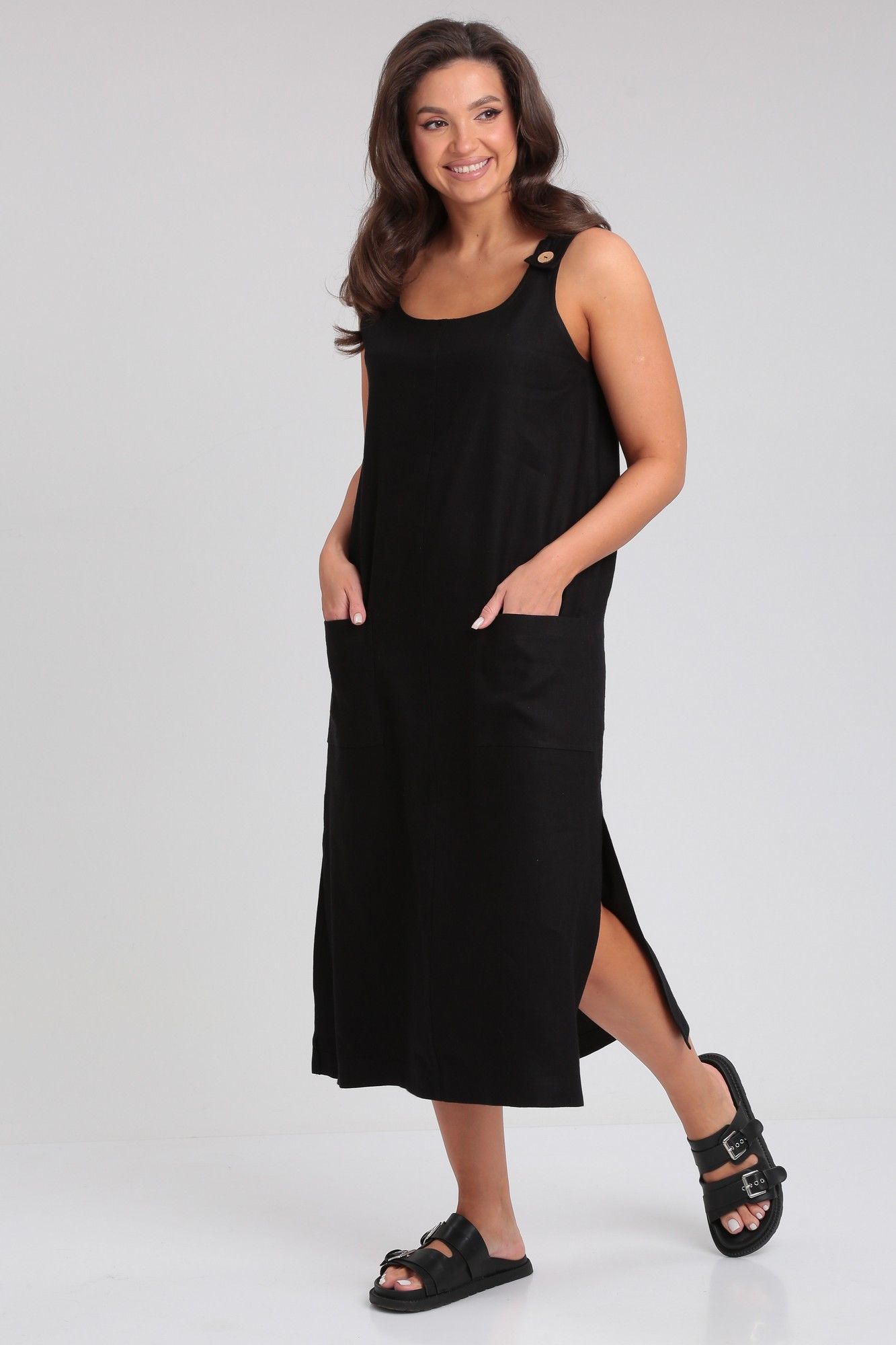 Сарафаны Your size 2232 черный