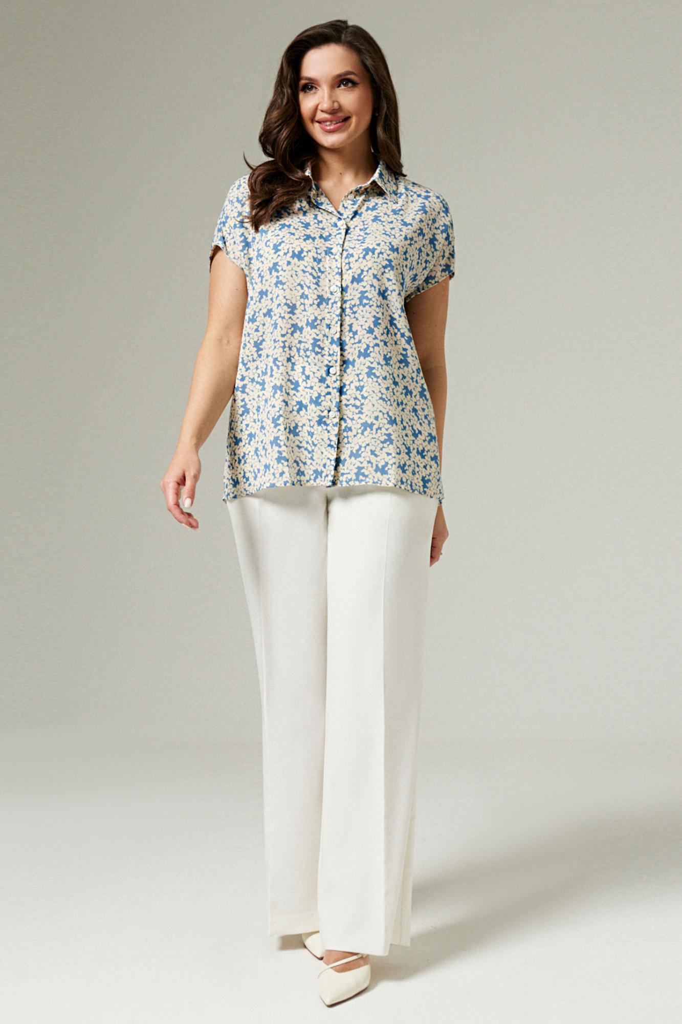 Блузы Панда 182340w голубой