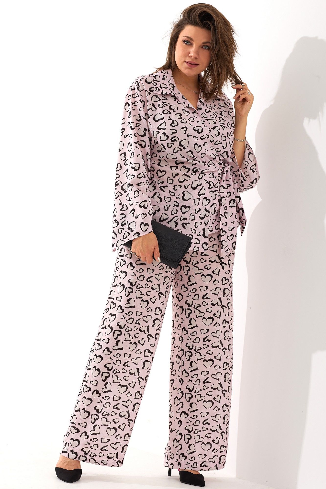 
BegiModa 6051 розовое_сердце, Брюки