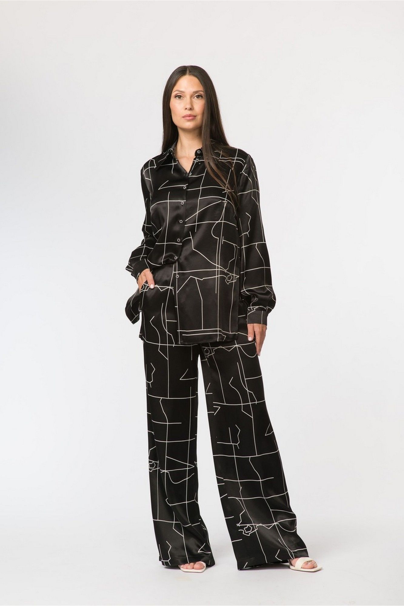 Блузы FASHION CENTRE В-3768 черный