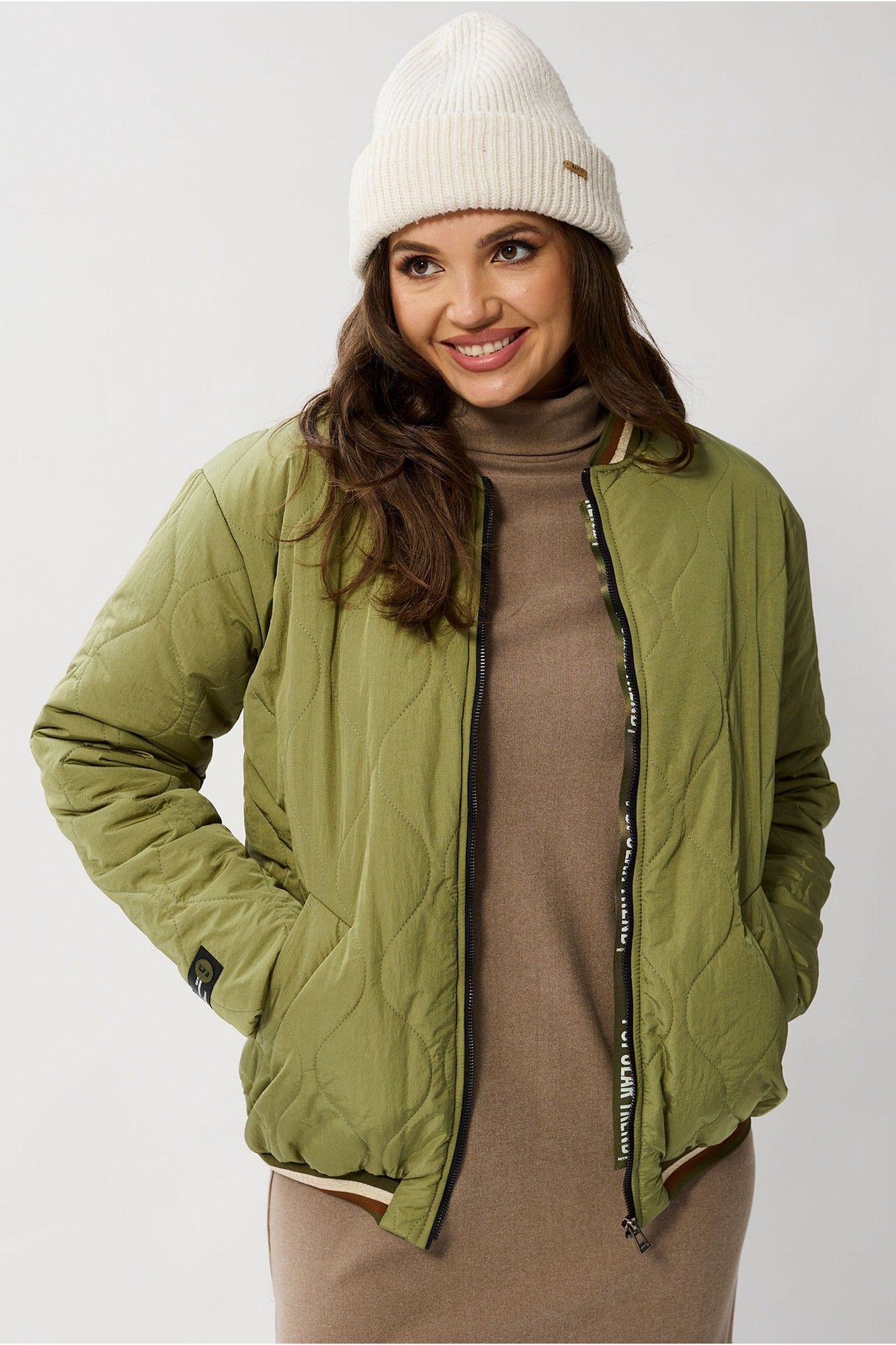 Куртки Mislana 1069 оливка