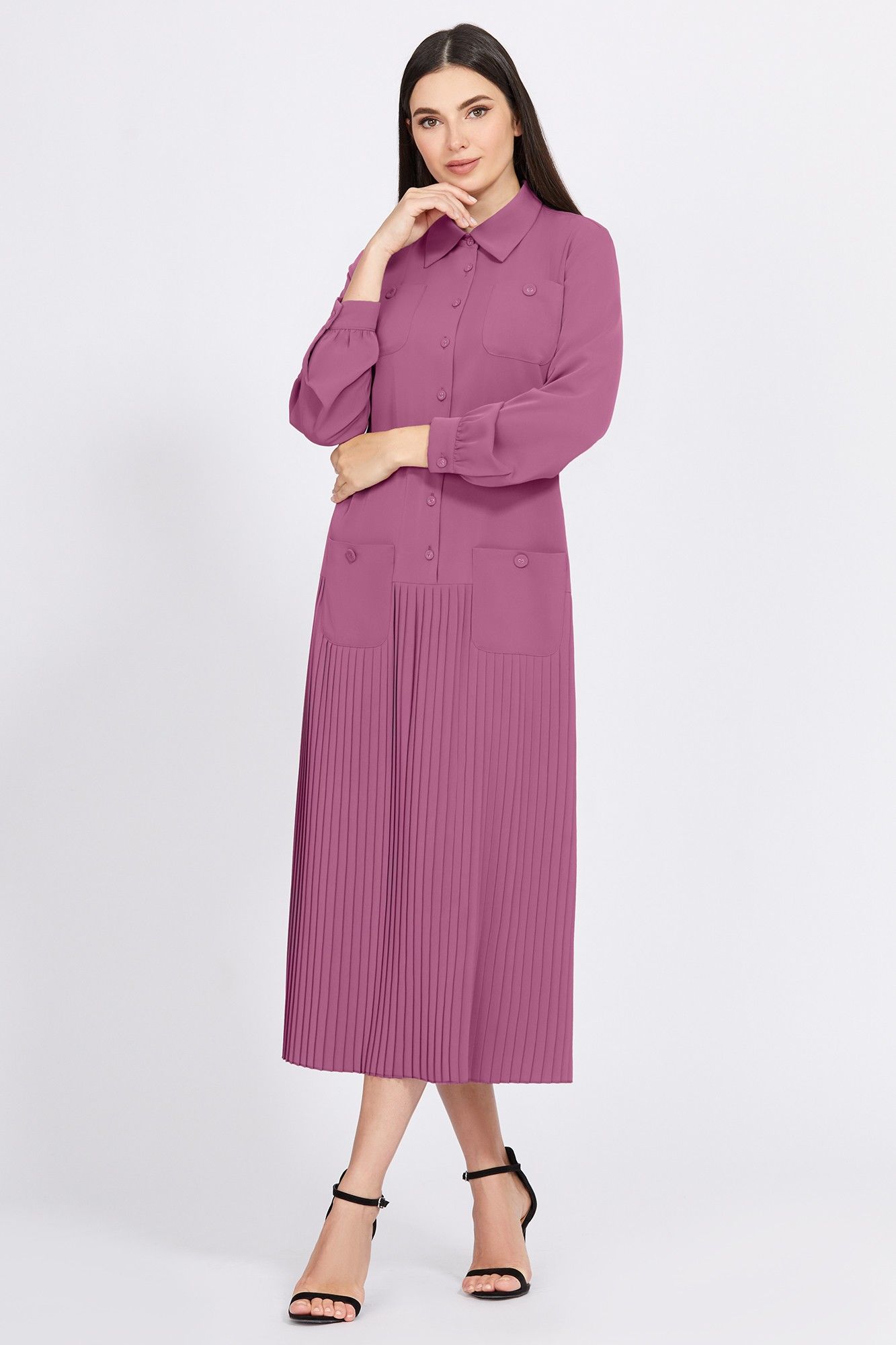 Платья Bazalini 4929 фиолетовый