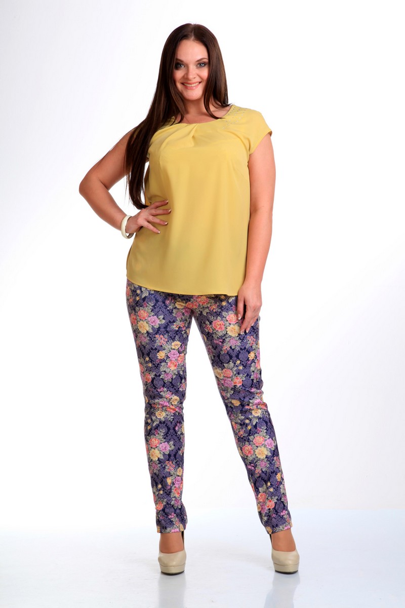 Комплекты брючные Liona Style 443 желтый