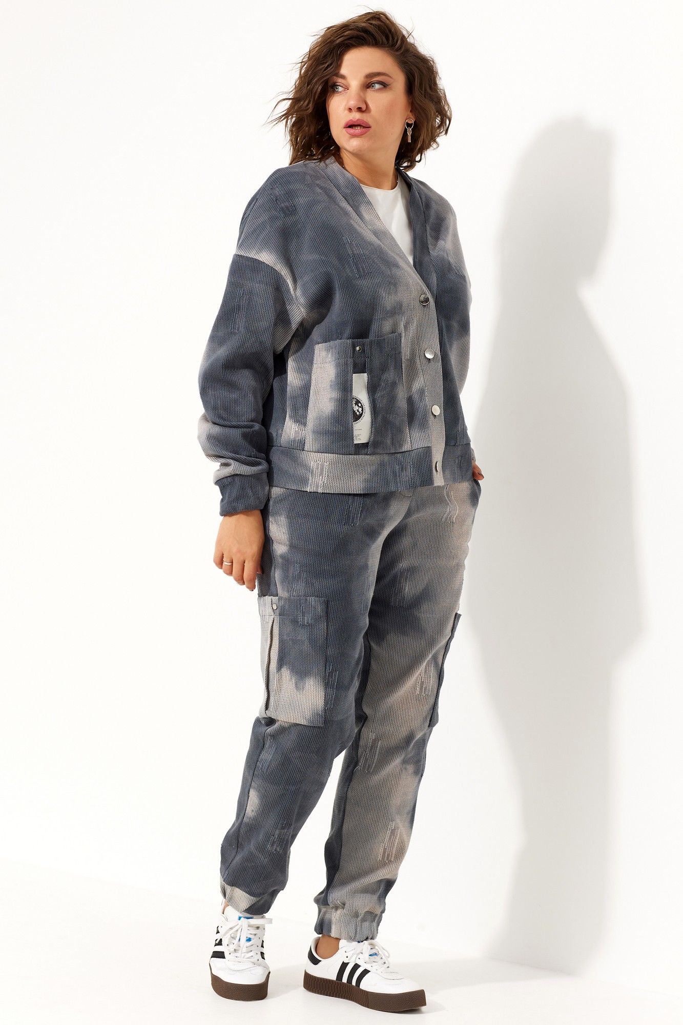 
BegiModa 3070 синий_дым, Кардиган, Брюки