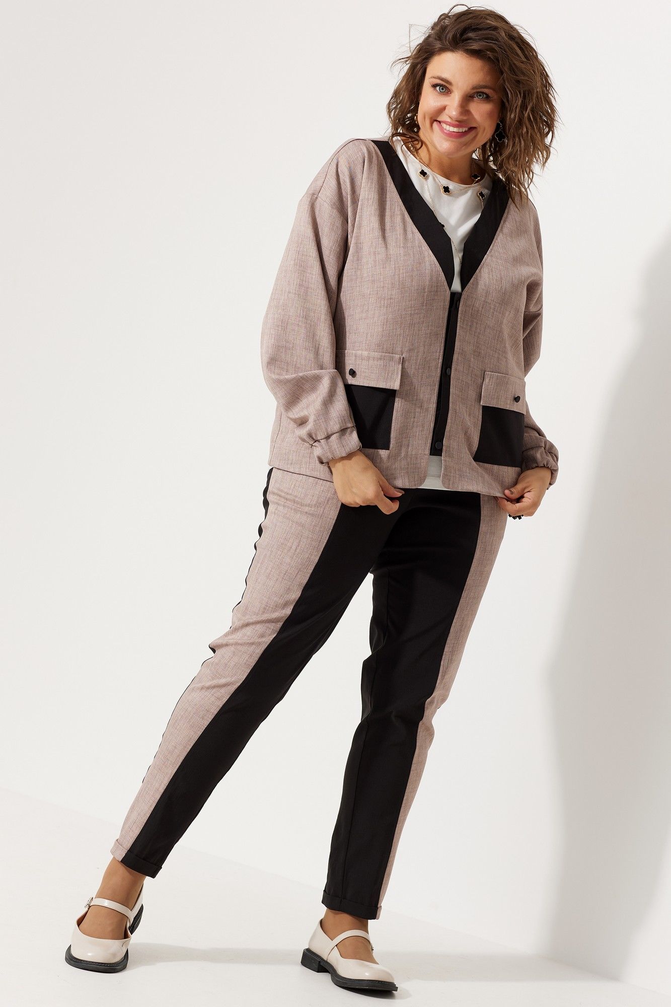 
BegiModa 3074 черная_роза, Брюки,  Жакет