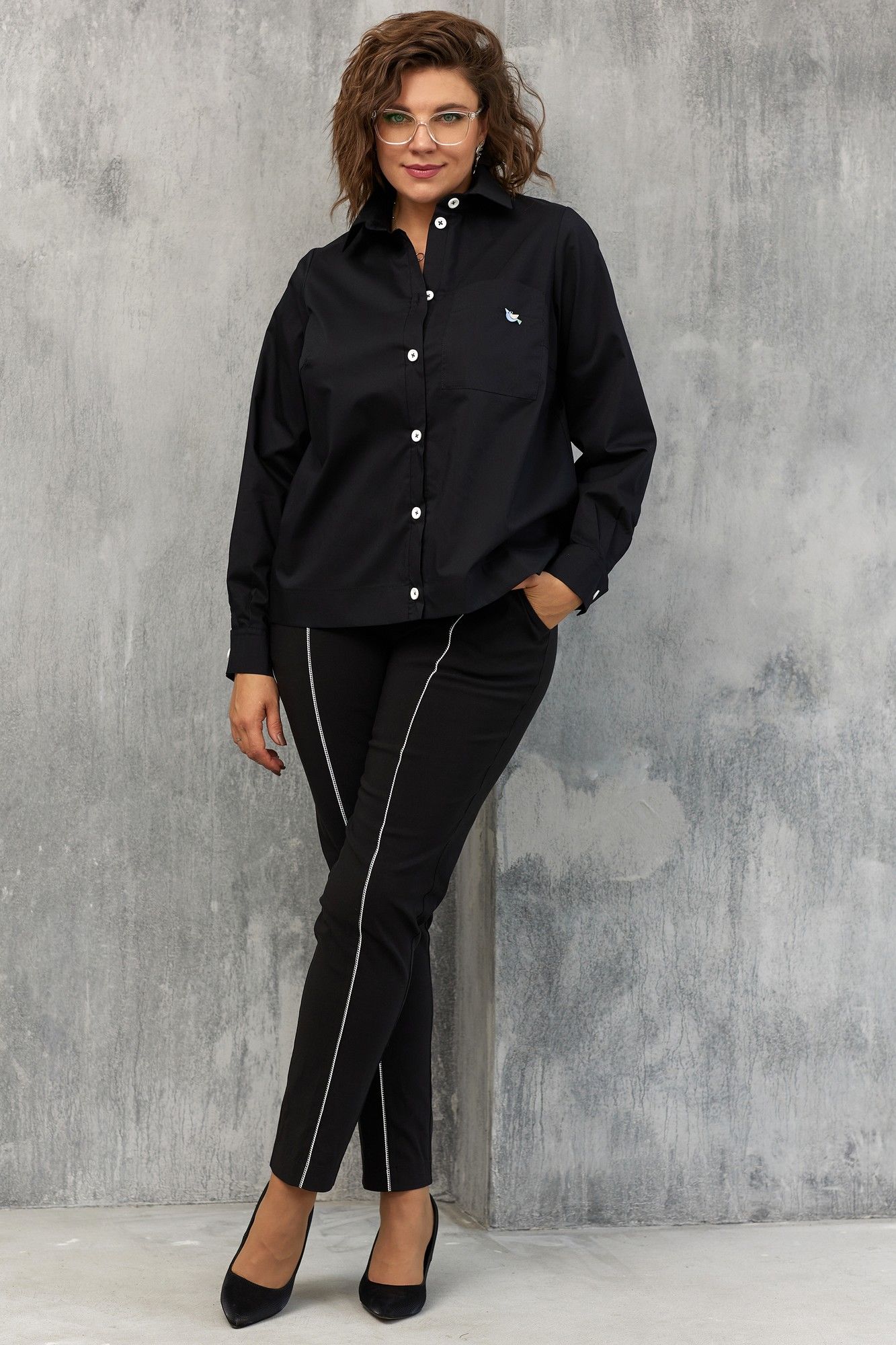 
BegiModa 4107 черный, Блуза