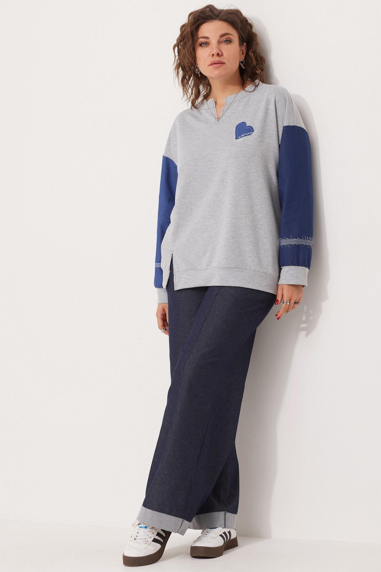 
BegiModa 4111 серый, Блуза