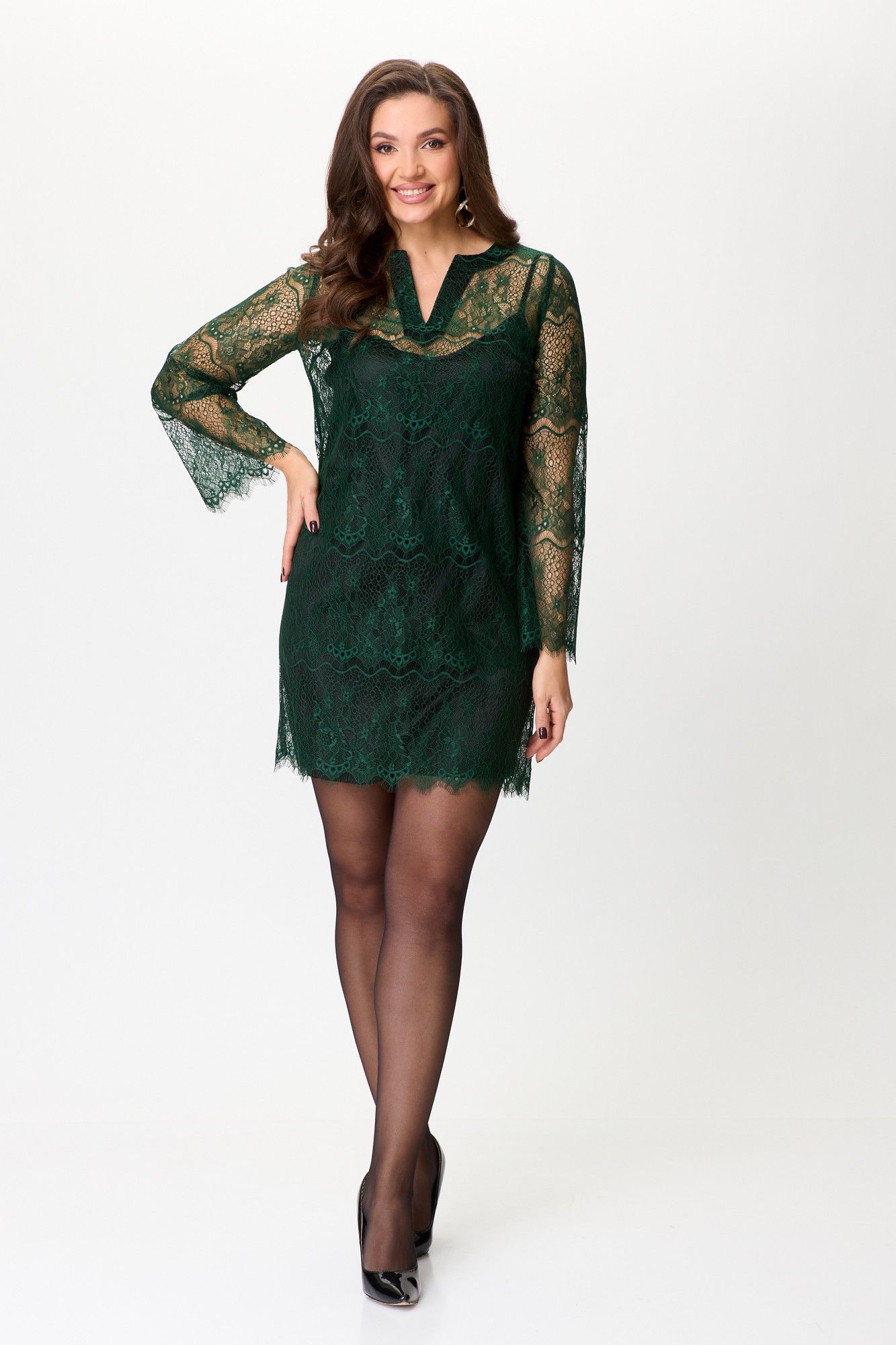 Платья ANASTASIA MAK 1188 зелёный