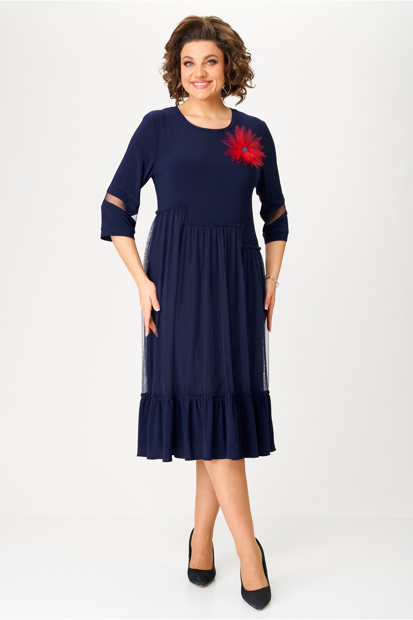 Платья Moda Versal П1952 т.синий