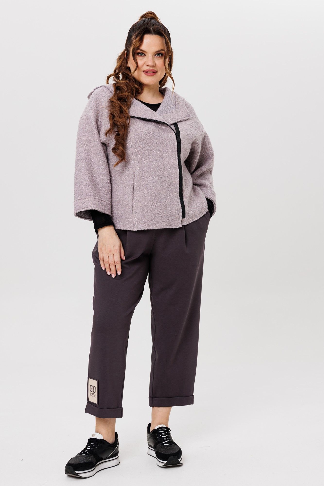 Брючные костюмы Michel chic 1357/1 графит,серый_кварц
