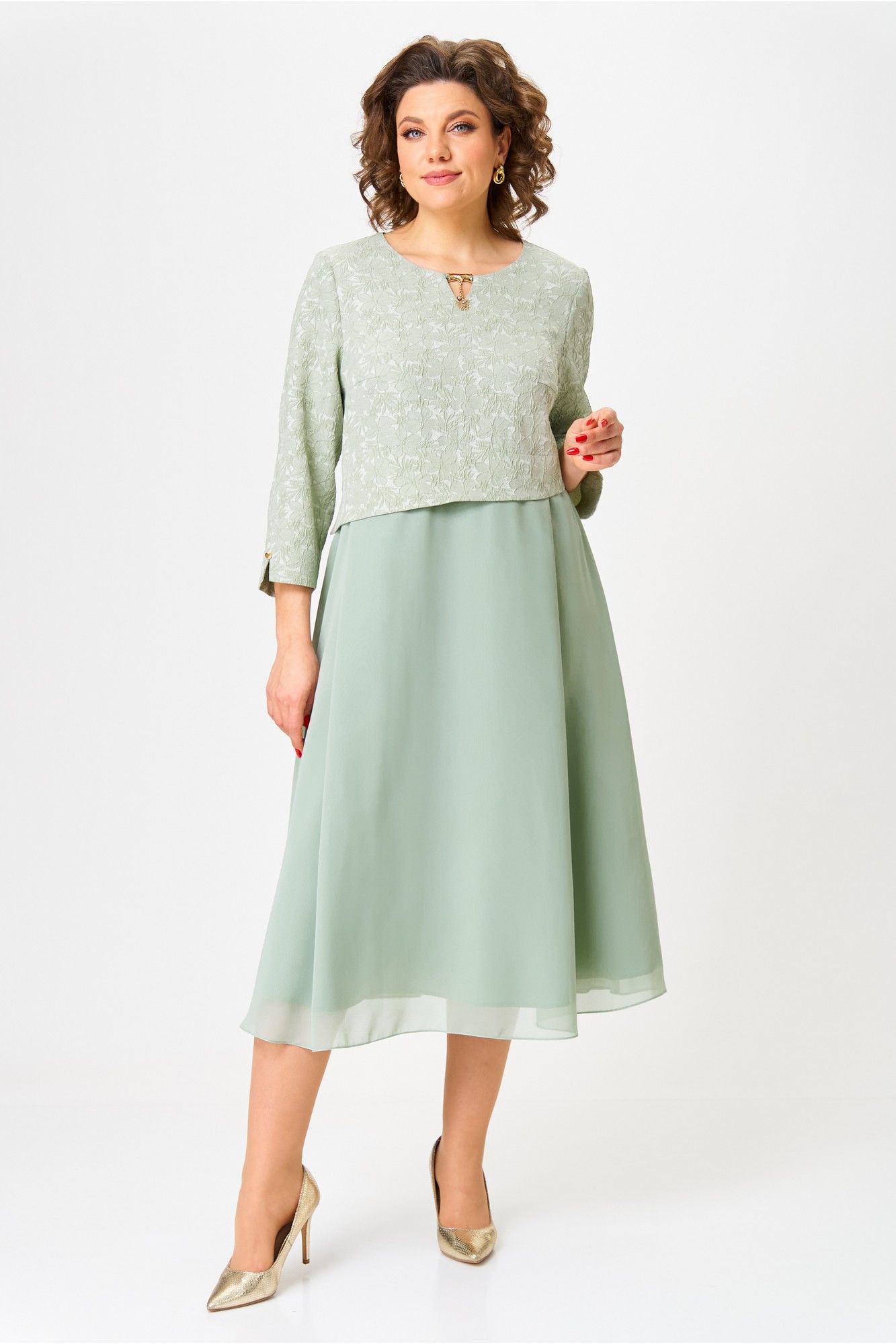 Платья Bonna Image 954/2 зеленый