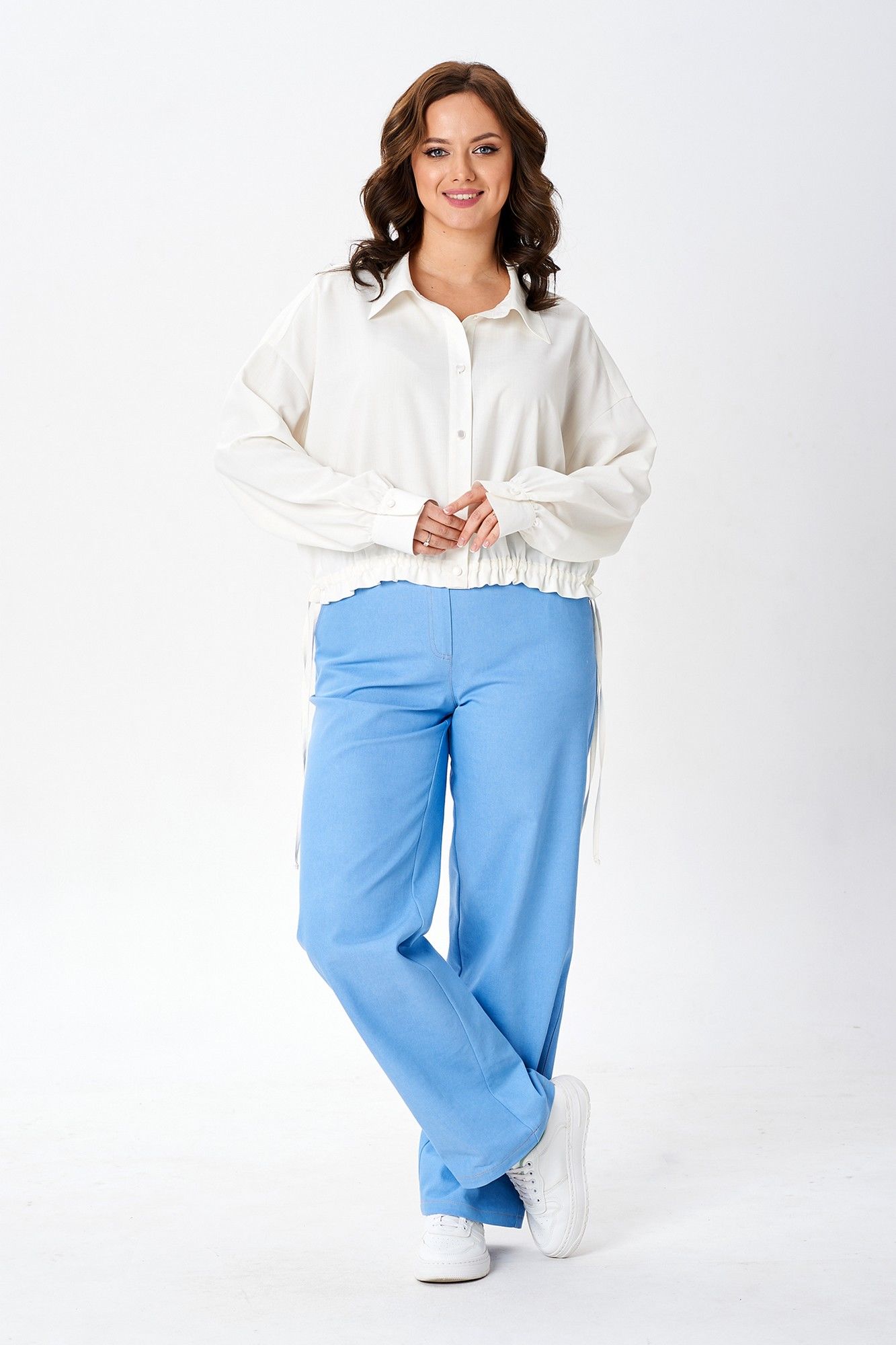 Брюки Liona Style 933 голубой