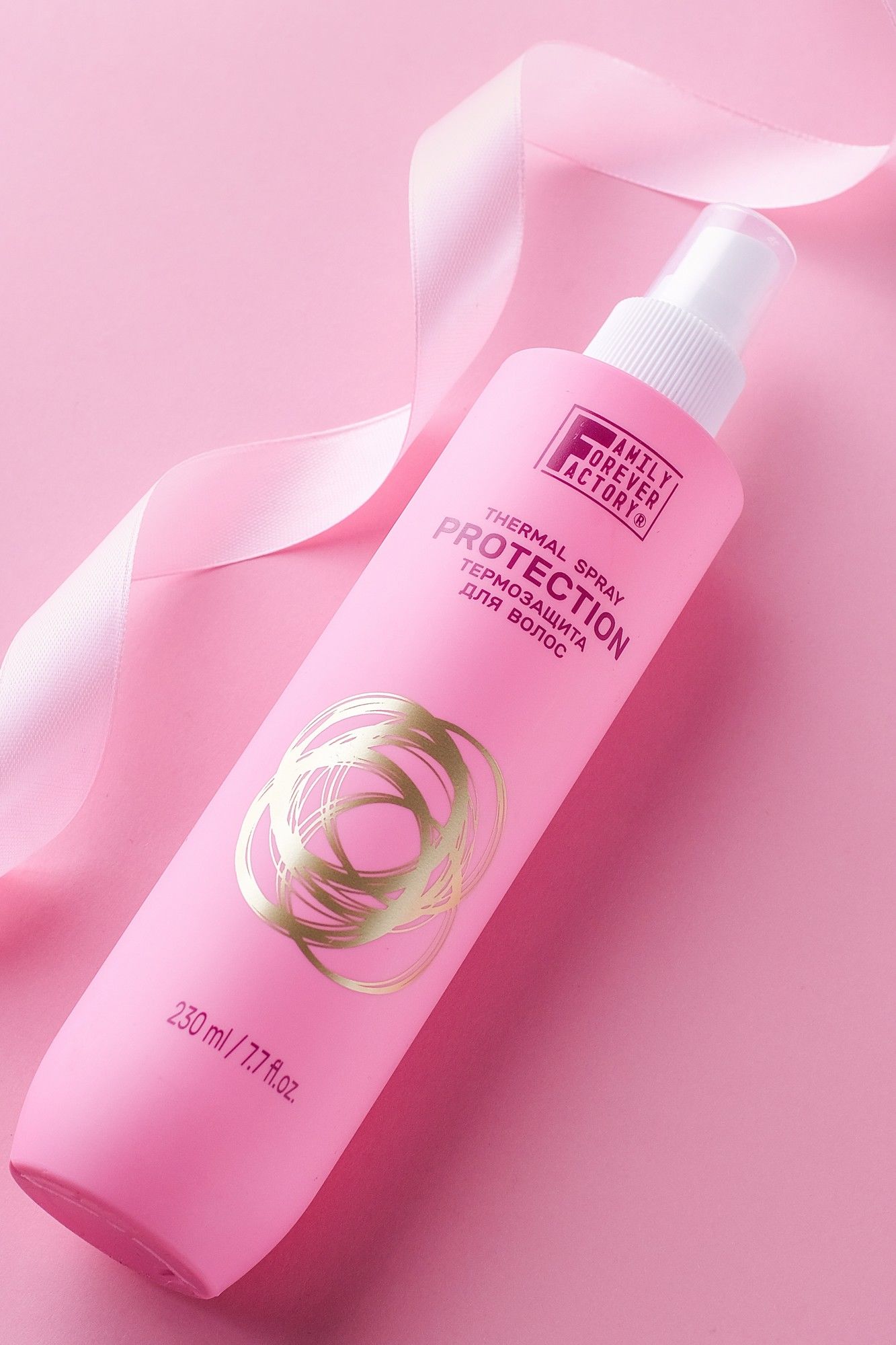Несмываемые средства FAMILY FOREVER FACTORY Hair Pure Boom Термозащита для волос, 230мл