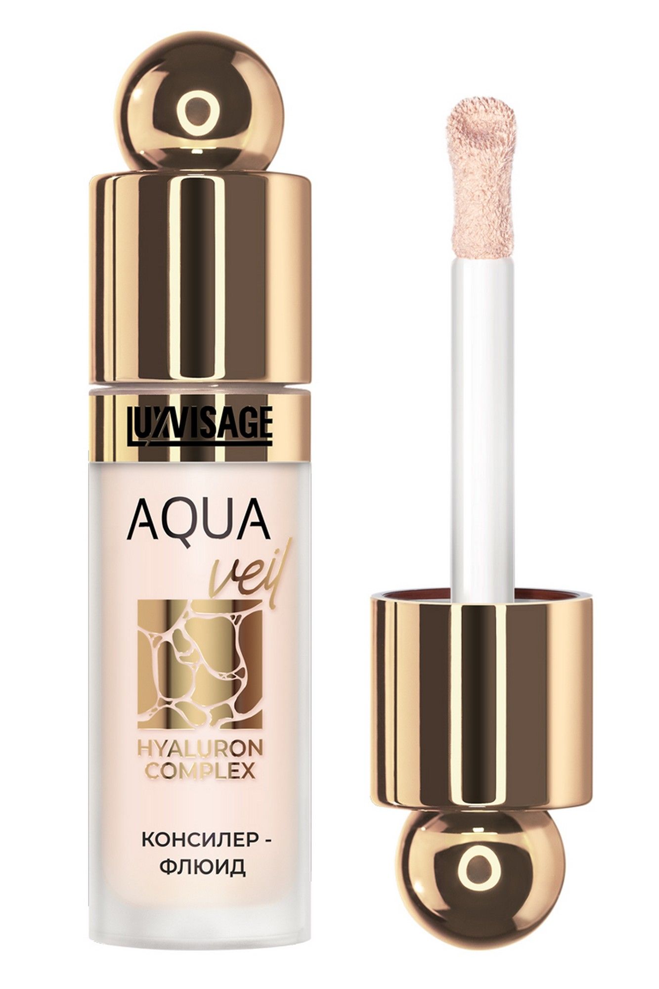 Консилеры и корректоры LUXVISAGE Консилер-флюид AQUA veil HYALURON COMPLEX 4,5 г 103 nude
