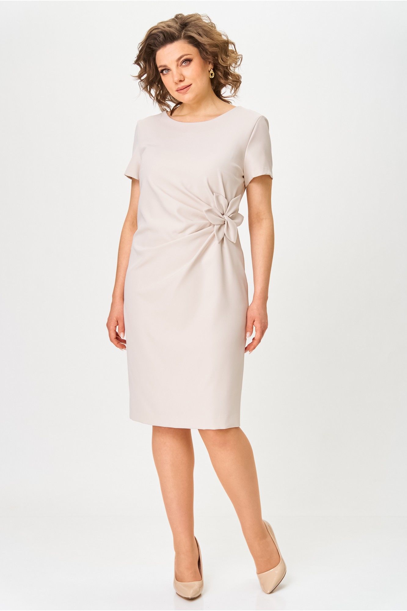 Платья Moda Versal П1462 бежевый