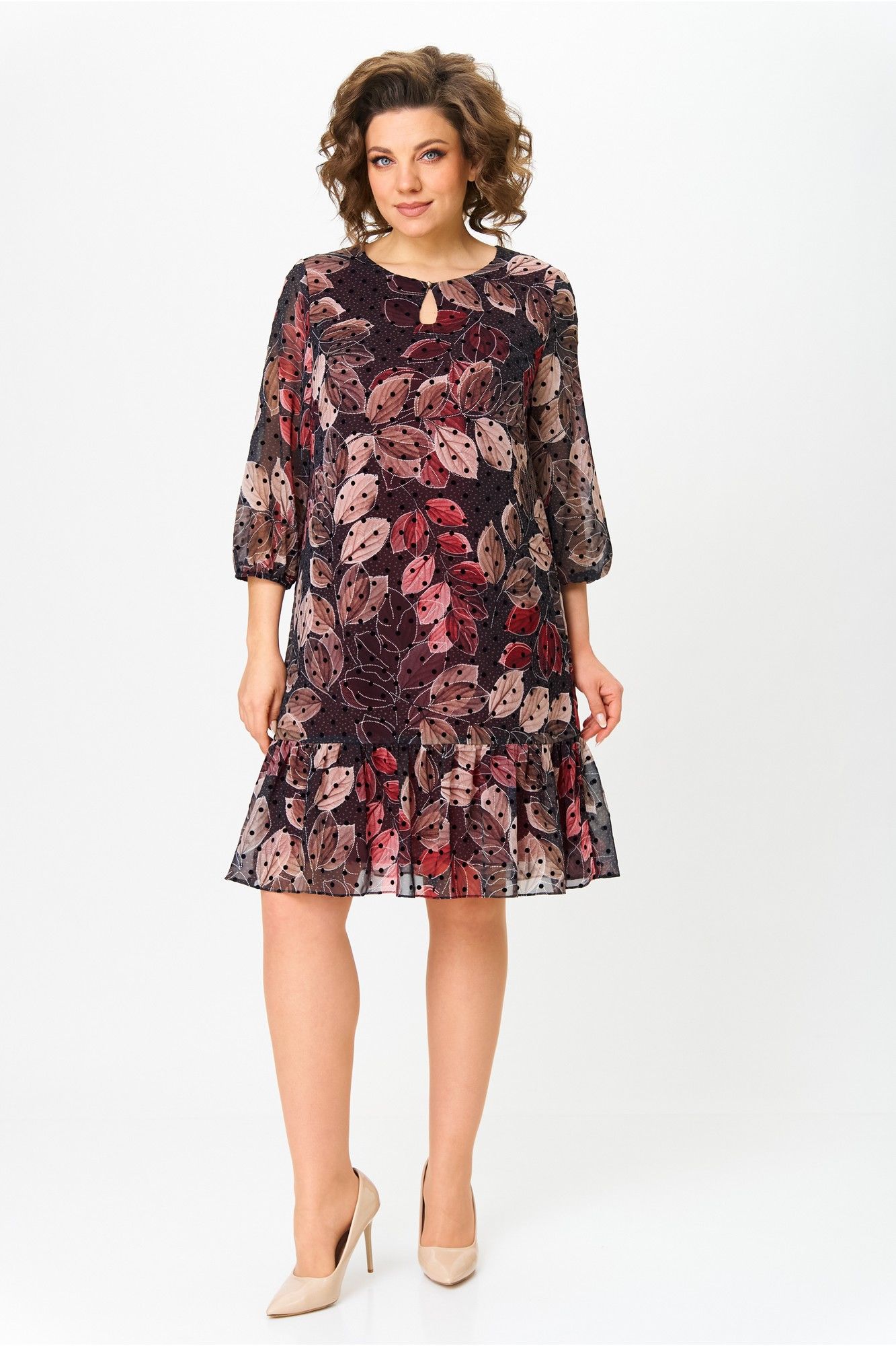 Платья Moda Versal П2453 бордовый