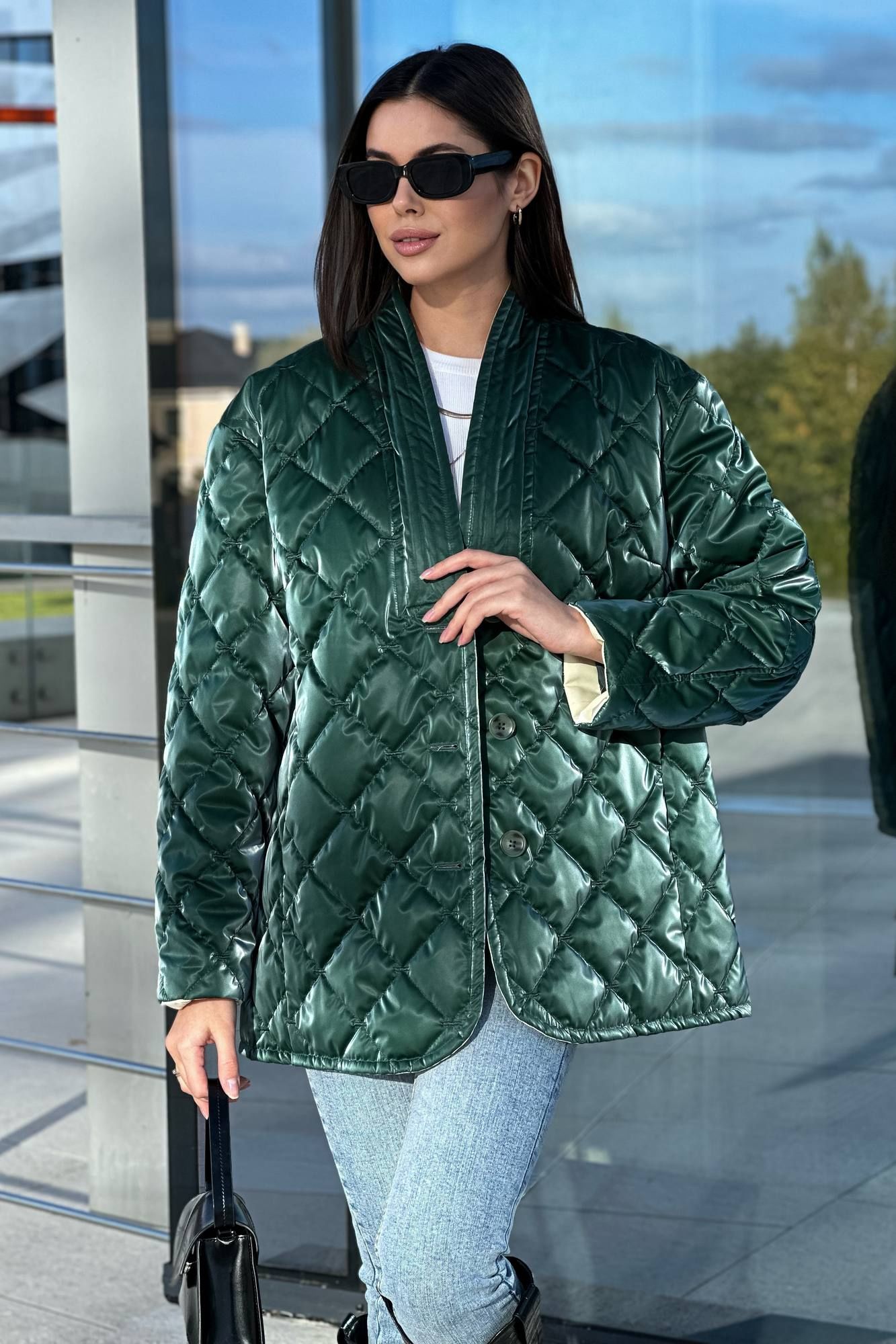 Куртки КАЛИНКА ВС-3691-О23 зеленый