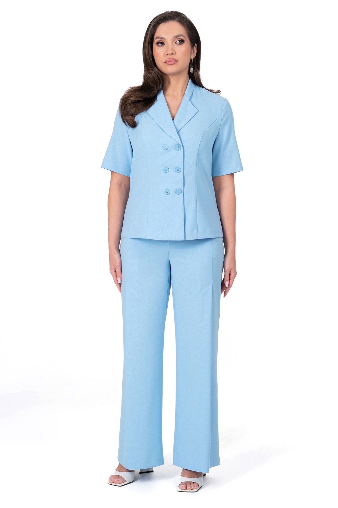 Брючные костюмы Alani Collection 2334 голубой
